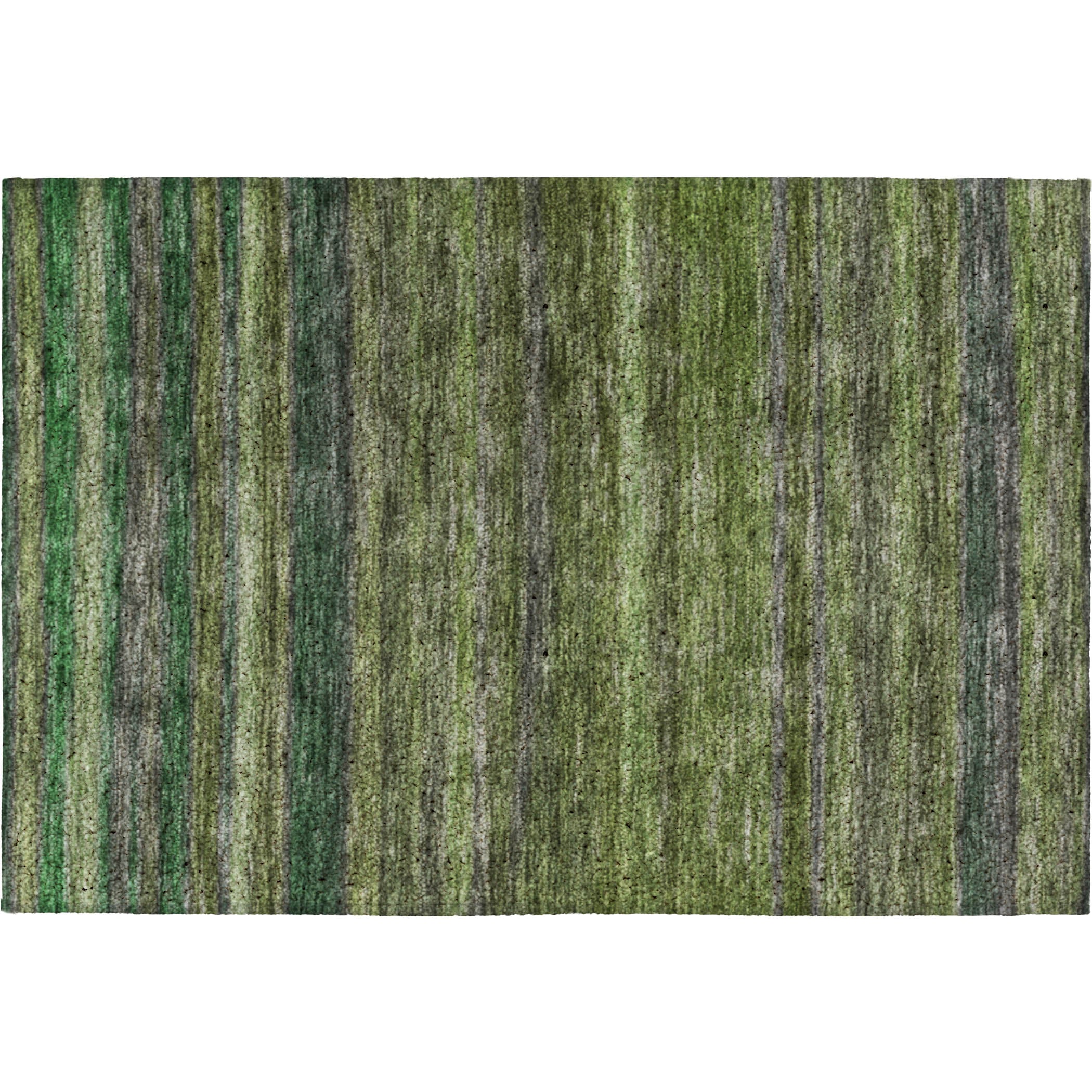 Luxury Washable Indoor/Outdoor Transitional KC5 Aloe Green Rug 1'8" x 2'6" #shape_Rectangle