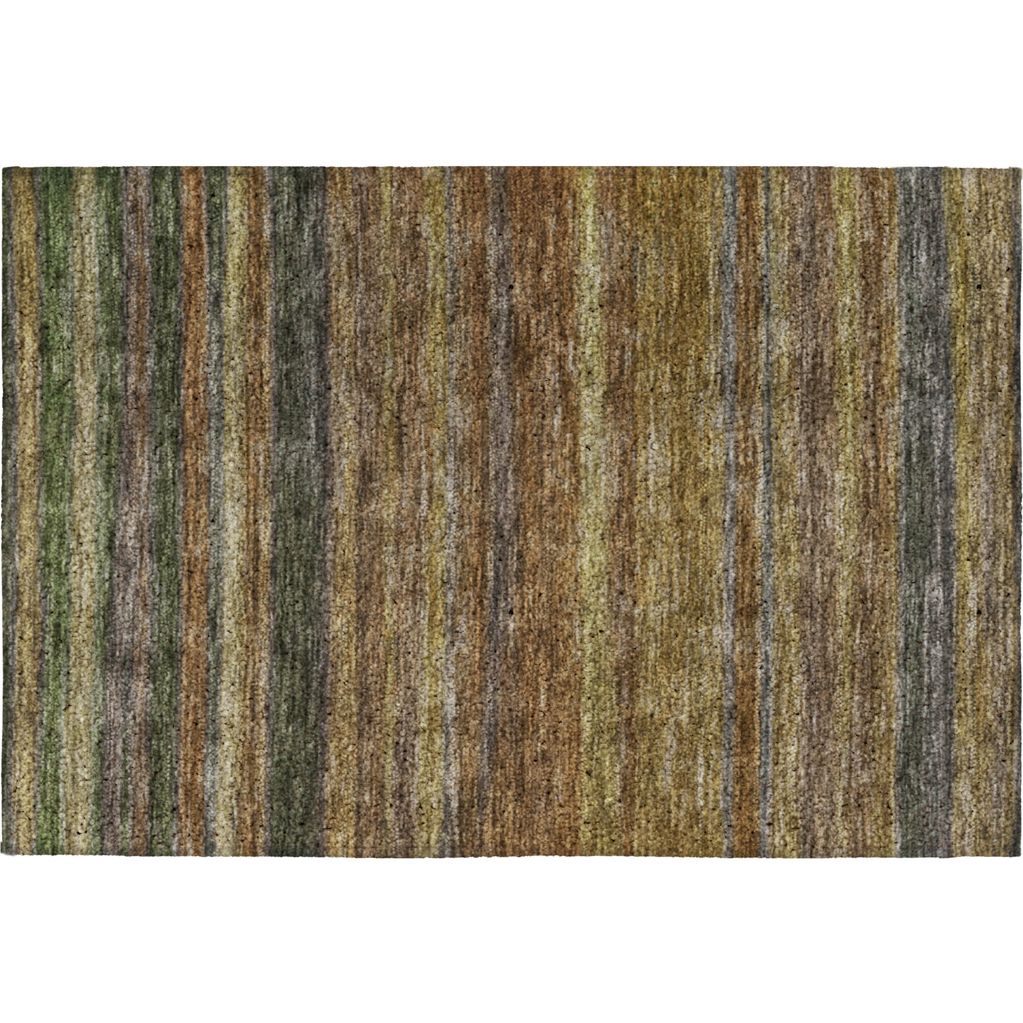 Luxury Washable Indoor/Outdoor Transitional KC5 Brown Rug 1'8" x 2'6" #shape_Rectangle