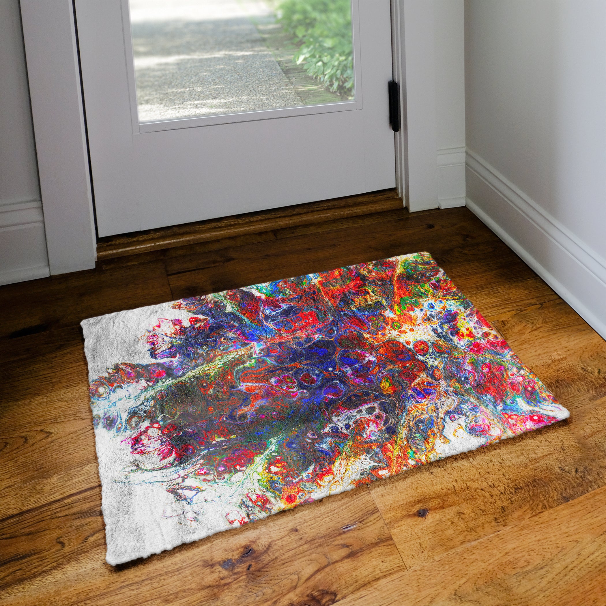Luxury Machine Washable Contemporary KK1 Carnival Multi Rug 1'8" x 2'6" #shape_Rectangle