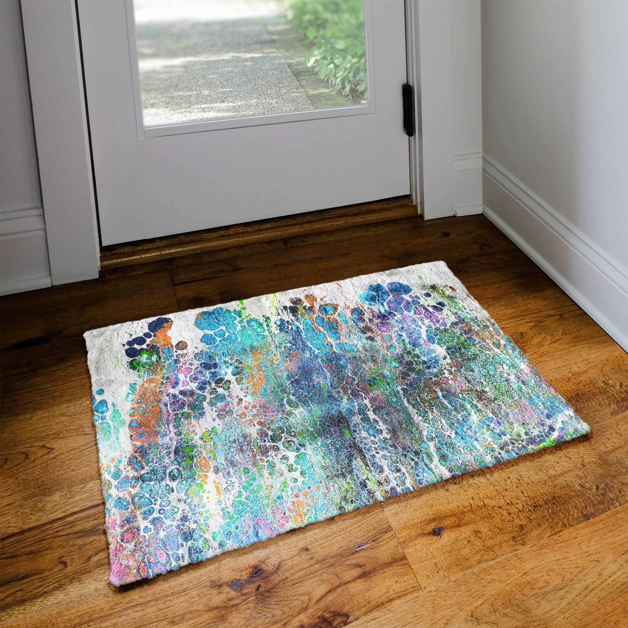 Luxury Machine Washable Contemporary KK20 Twilight Multi Rug 1'8" x 2'6" #shape_Rectangle