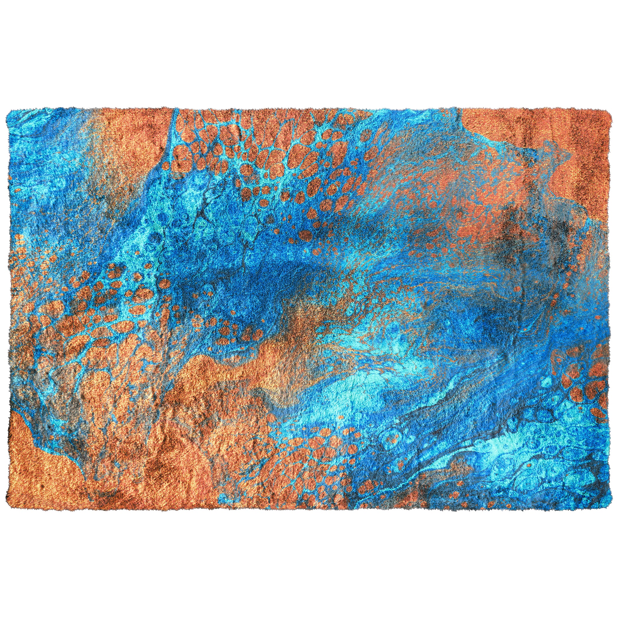 Luxury Machine Washable Contemporary KK8 Bermuda Blue Rug 1'8" x 2'6" #shape_Rectangle