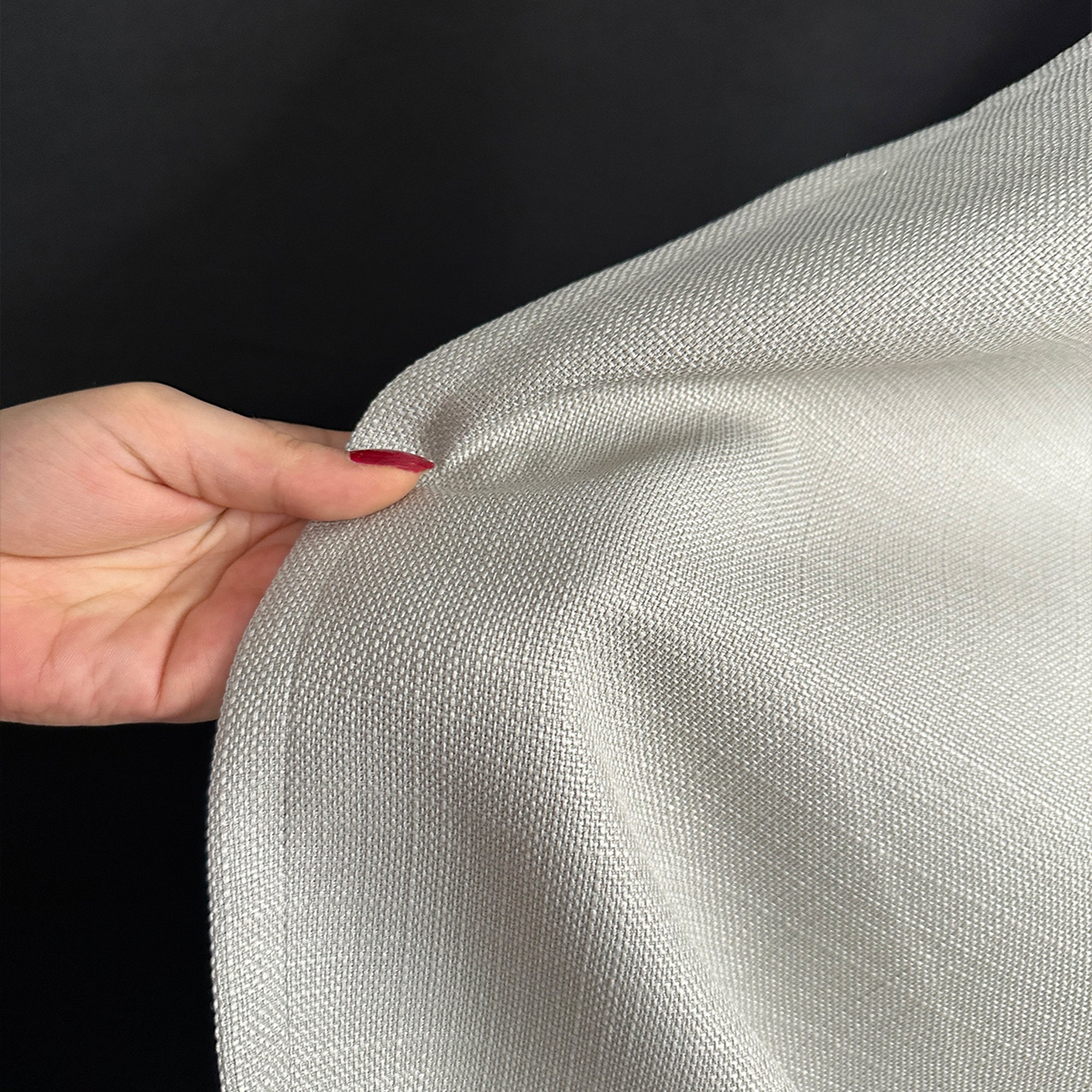 Linen Gray Curtain