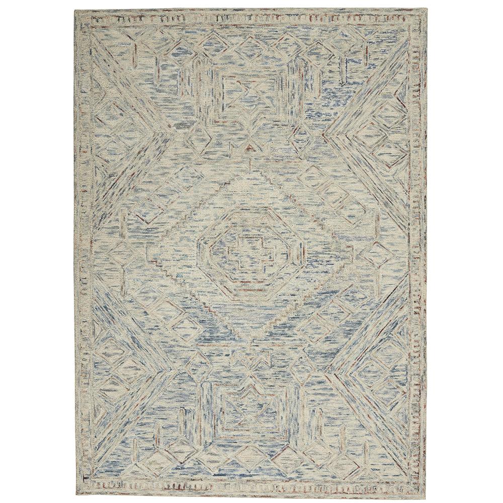 Linked LNK02 Blue/Multi Rugs #color_blue/multi