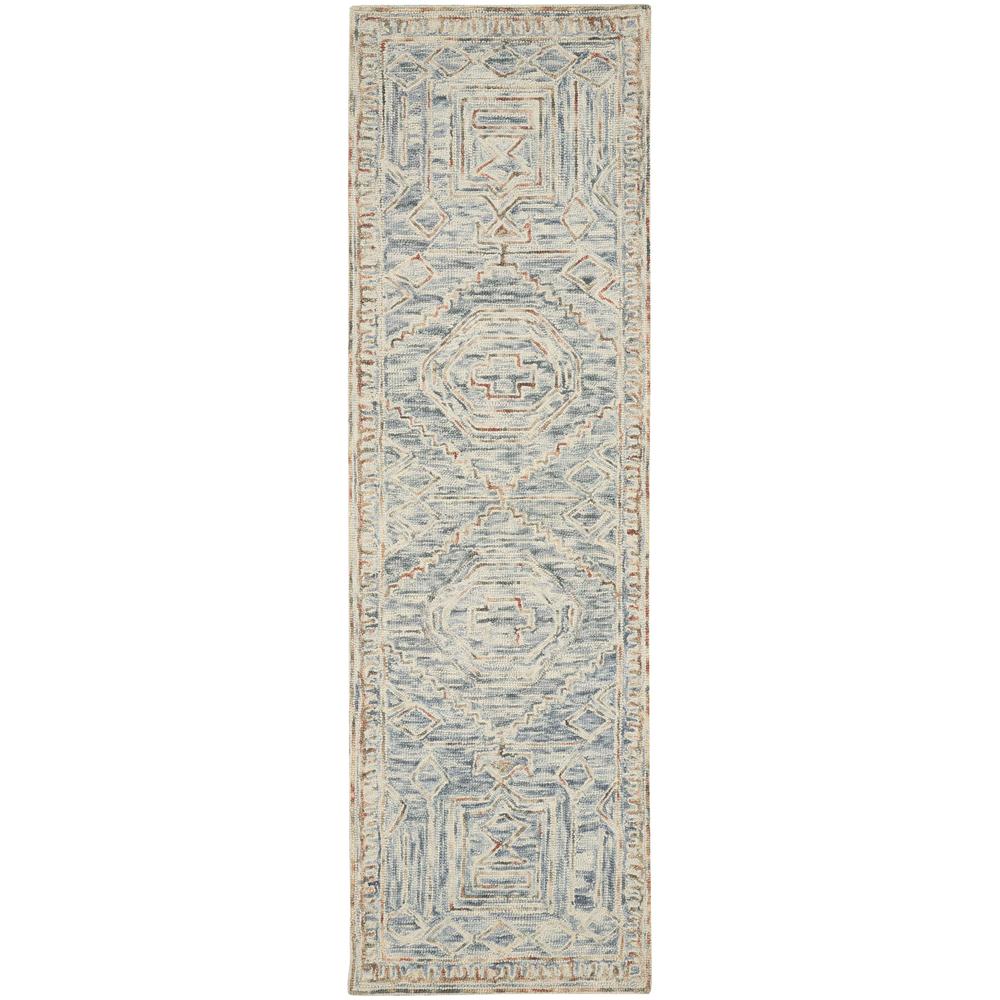 Linked LNK02 Blue/Multi Rugs #color_blue/multi