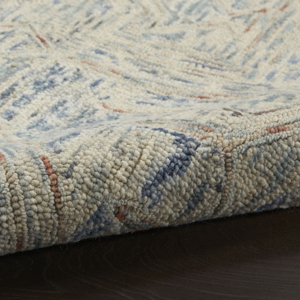 Linked LNK02 Blue/Multi Rugs #color_blue/multi