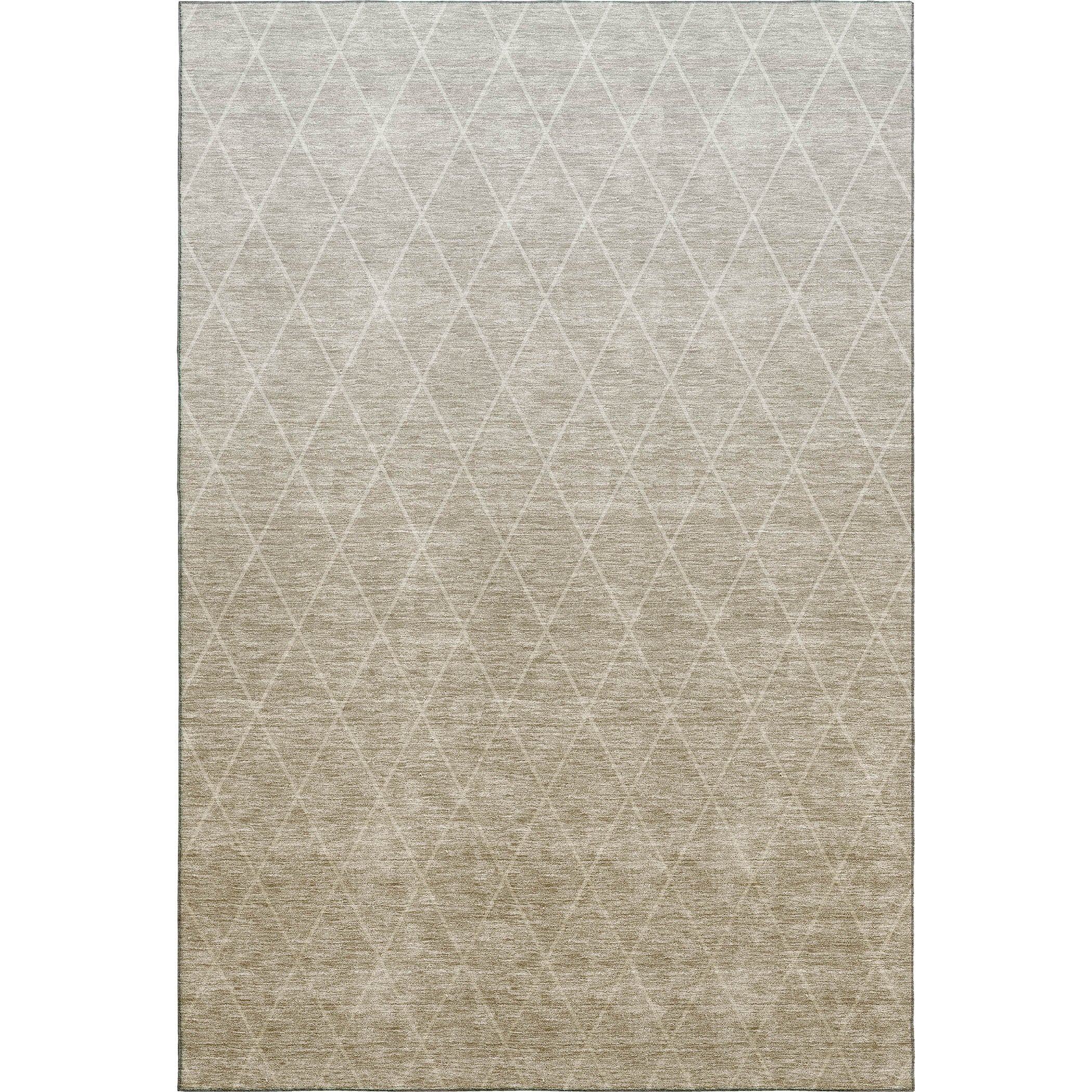 Luxury Washable Indoor/Outdoor transitional LZ2 Taupe Brown Rug 2'6" x 3'10" #shape_Rectangle