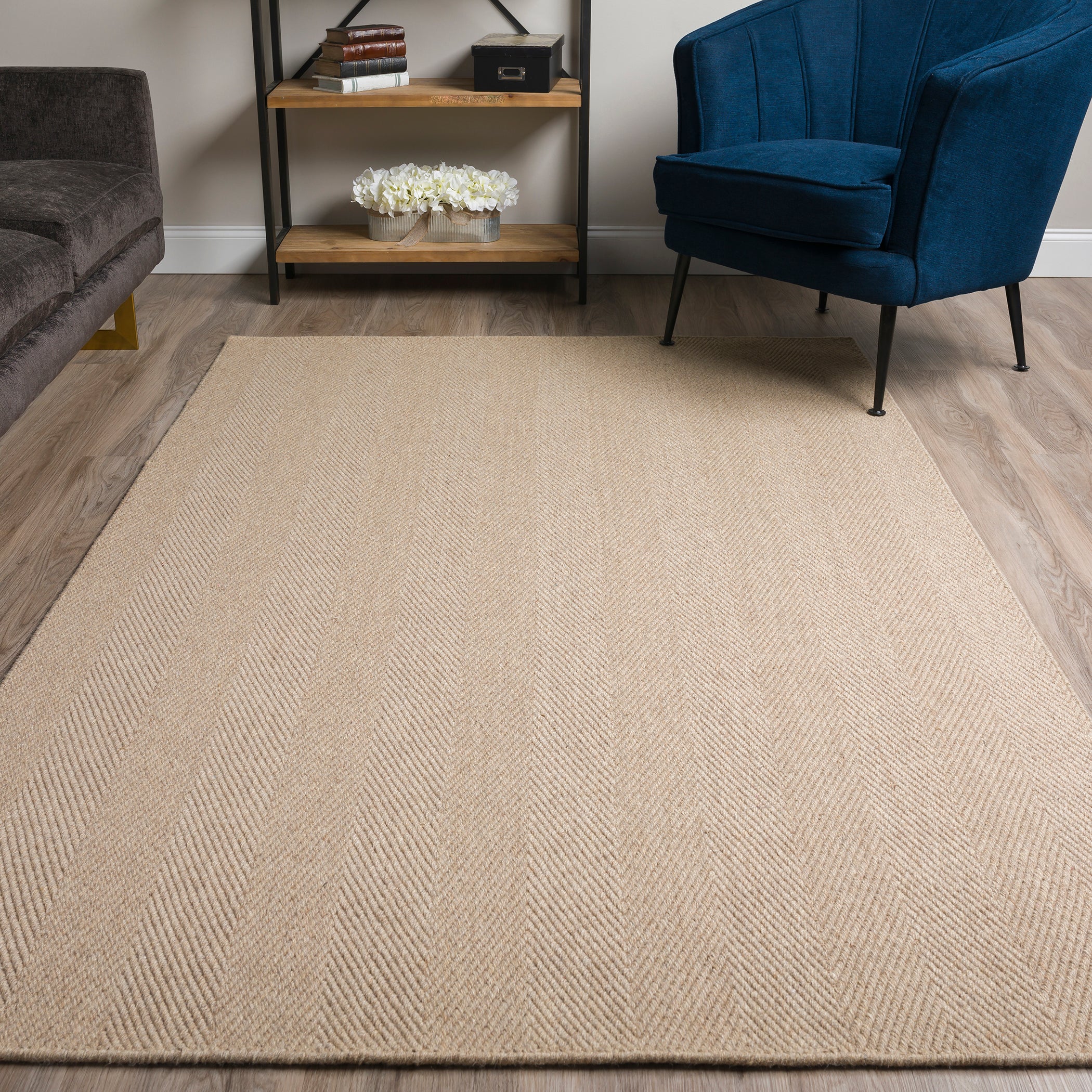 Transitional MC200 Putty Ivory Wool Rug 2' x 3' #shape_Rectangle