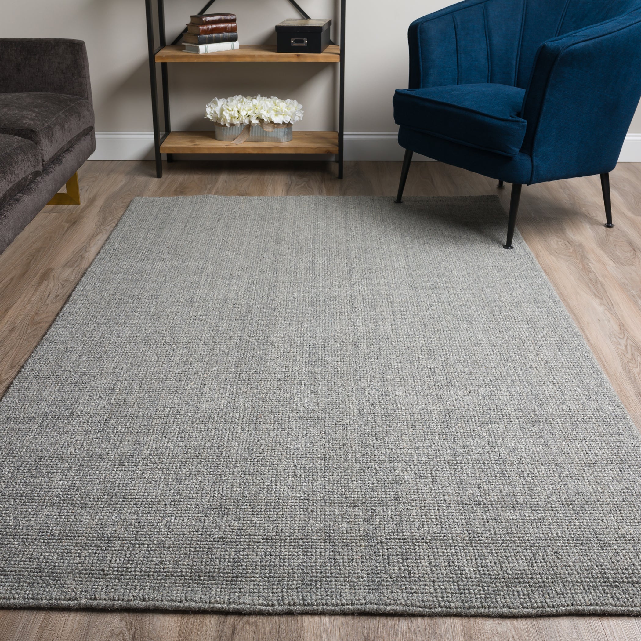 Transitional MC300 Ash Gray Wool Rug 2' x 3' #shape_Rectangle
