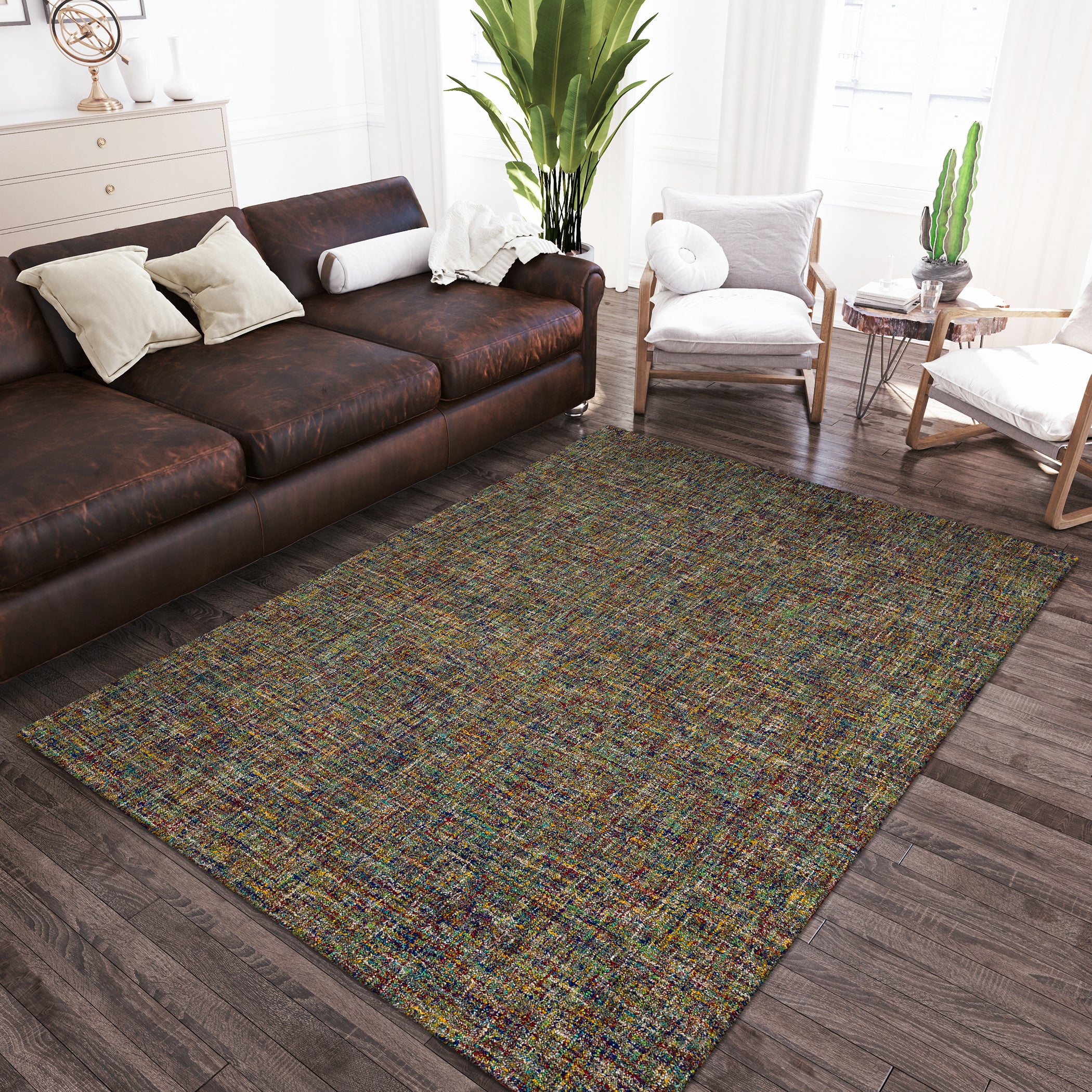 Transitional ME1 Confetti Multi Wool Rug 2' x 3' #shape_Rectangle