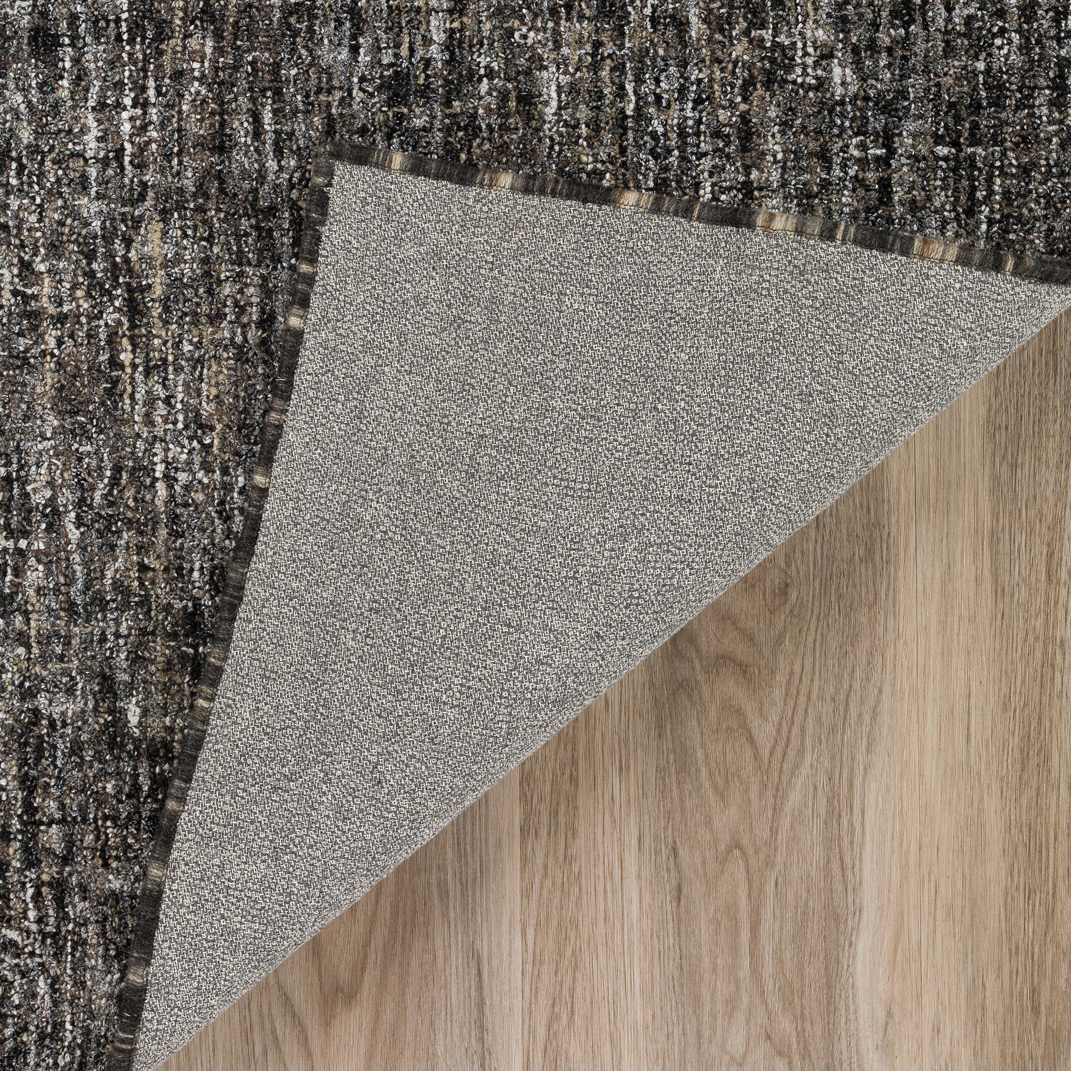Transitional ME1 Ebony Black Wool Rug 2' x 3' #shape_Rectangle
