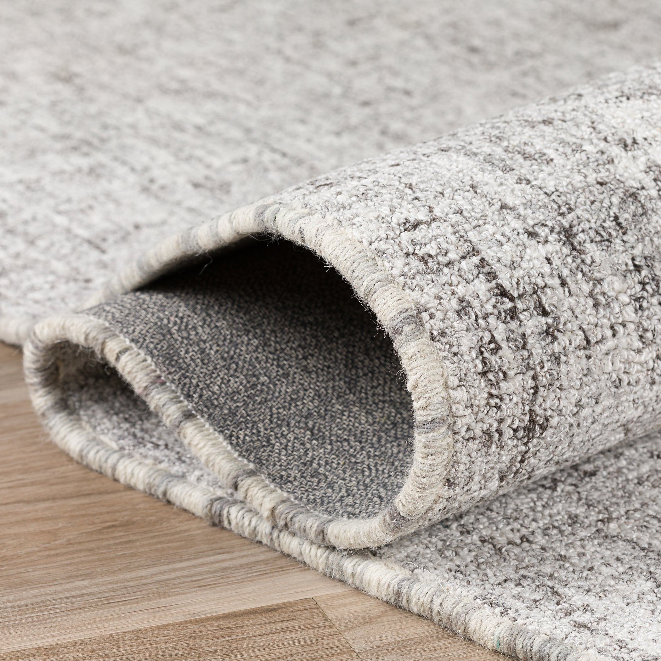 Transitional ME1 Marble Ivory Wool Rug 2' x 3' #shape_Rectangle