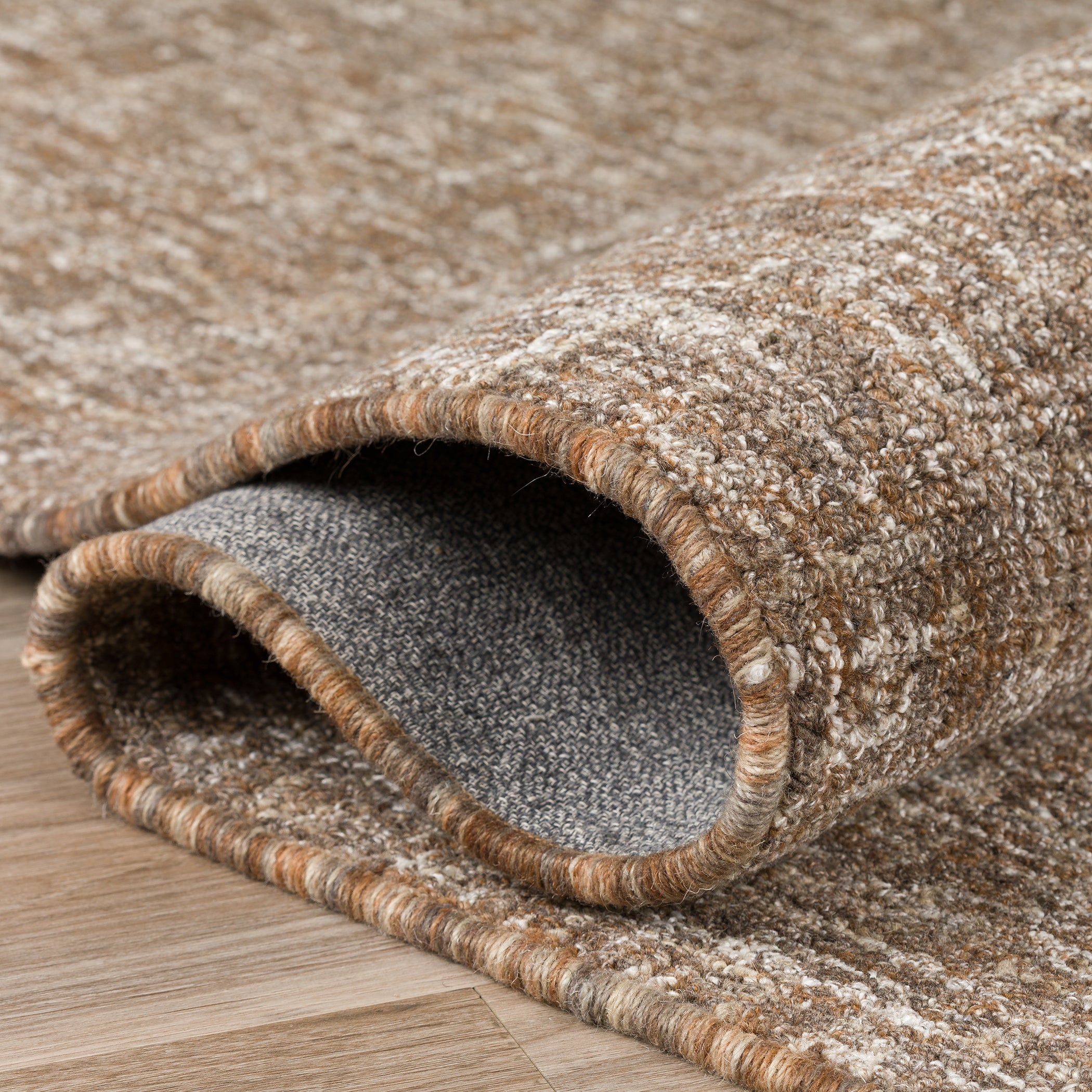 Transitional ME1 Mocha Brown Wool Rug 2' x 3' #shape_Rectangle