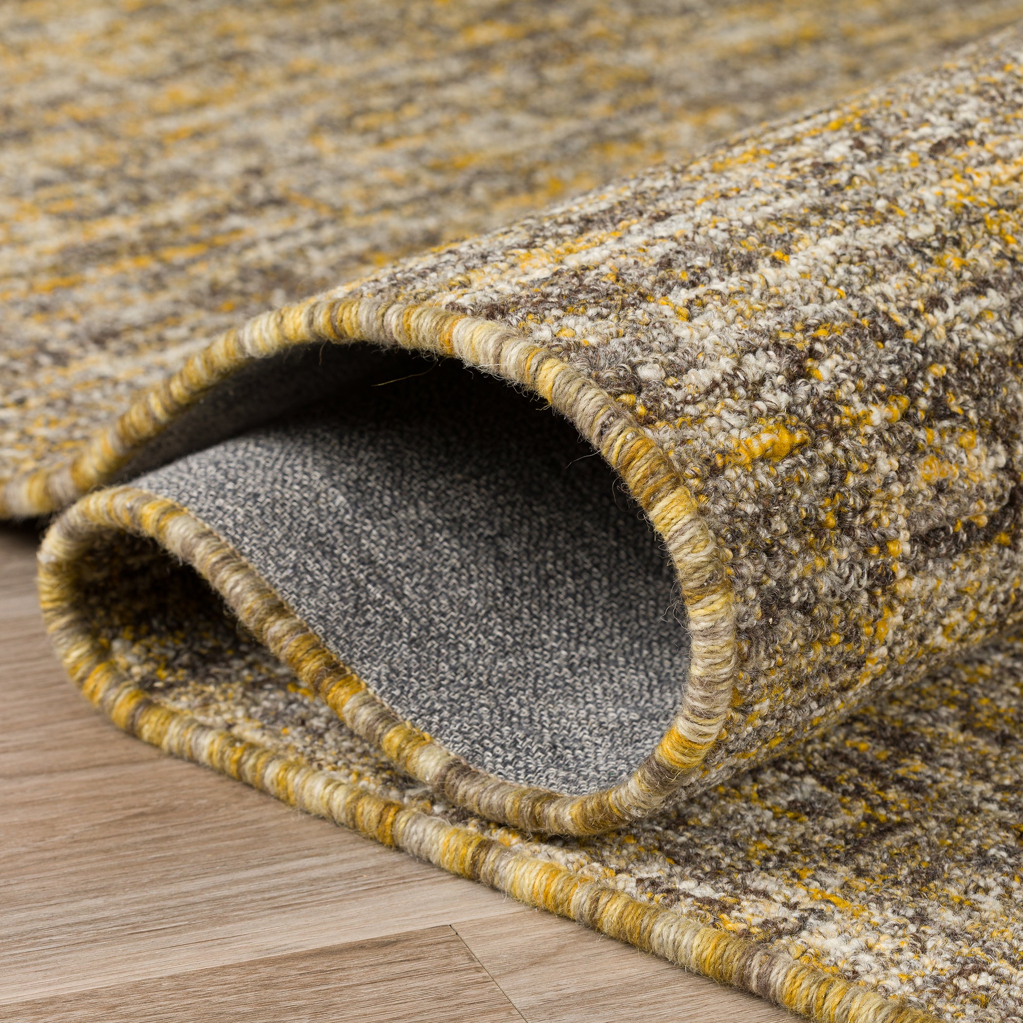 Transitional ME1 Wildflower Gold Wool Rug 2' x 3' #shape_Rectangle