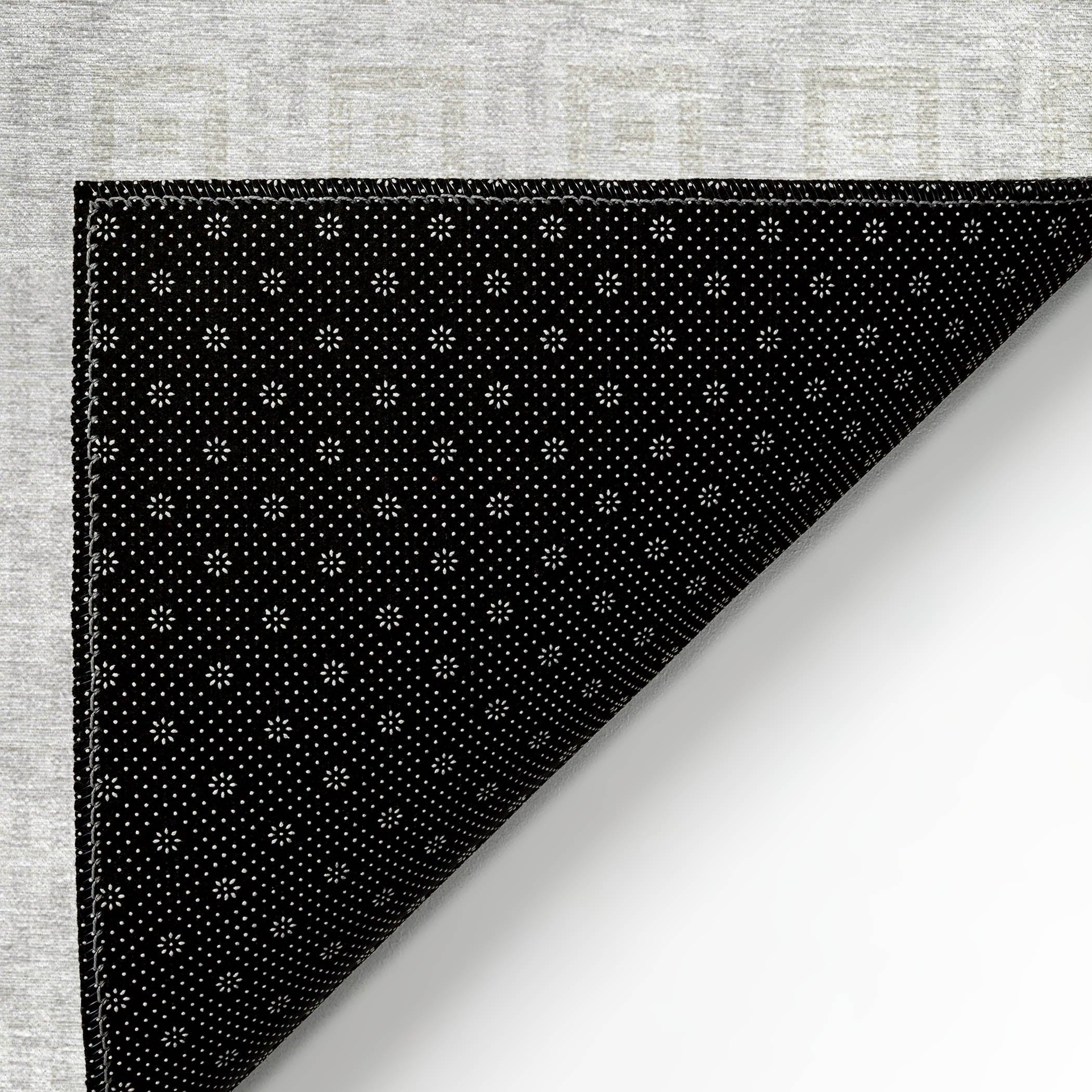 Luxury Machine Washable Indoor/Outdoor Transitional MO1 Linen Ivory Rug 1'8" x 2'6" #shape_Rectangle
