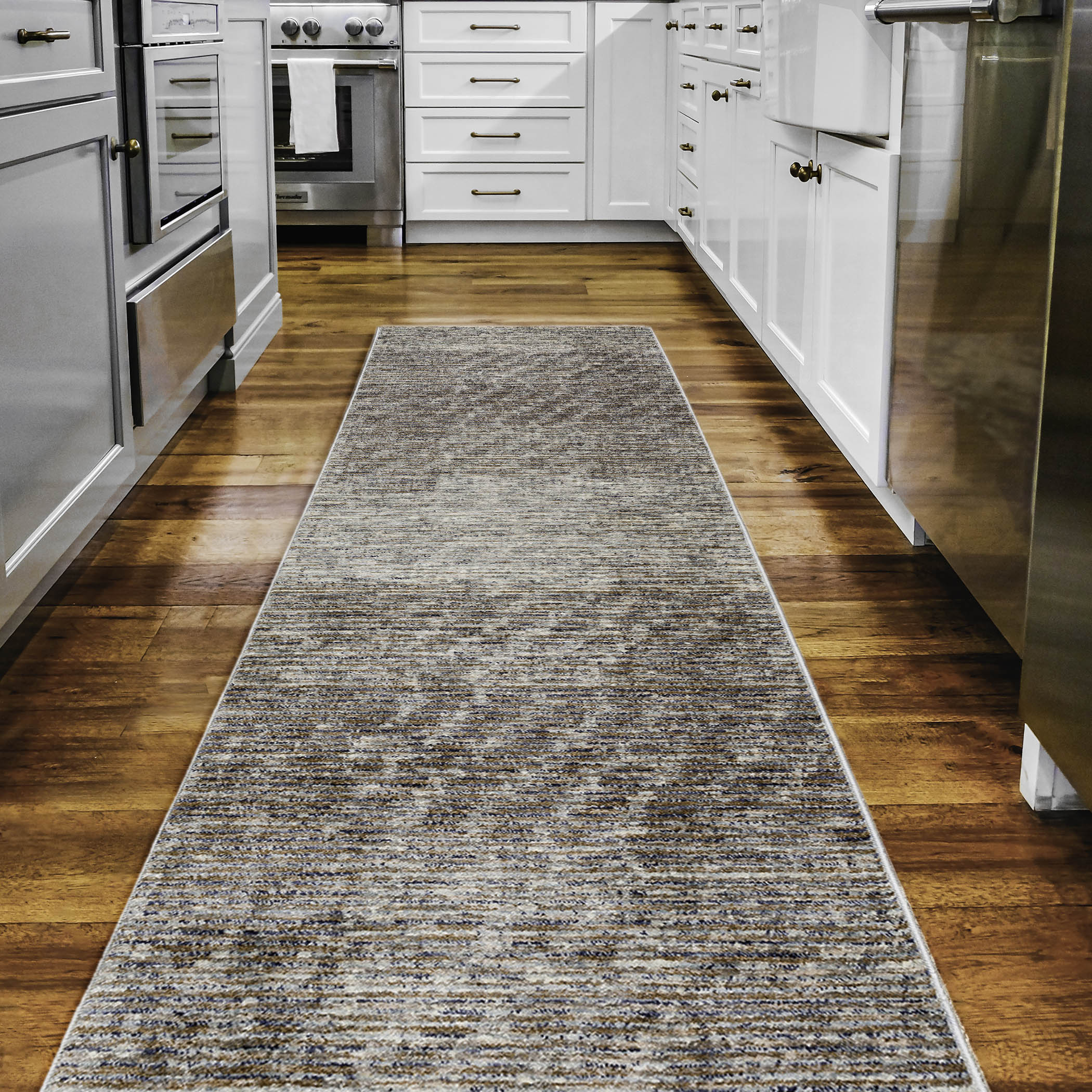 Transitional NA10 Gray Rug 2'3" x 7'10" #shape_Runner