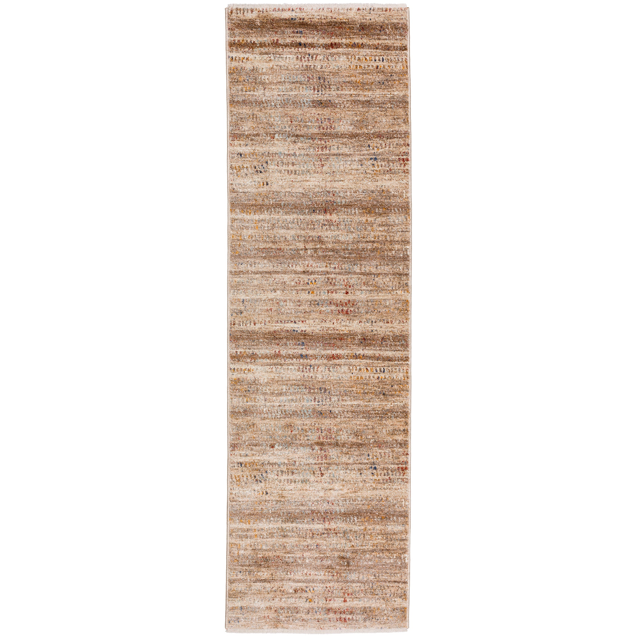 Transitional NA6 Mocha Brown Rug 2'3" x 7'10" #shape_Runner