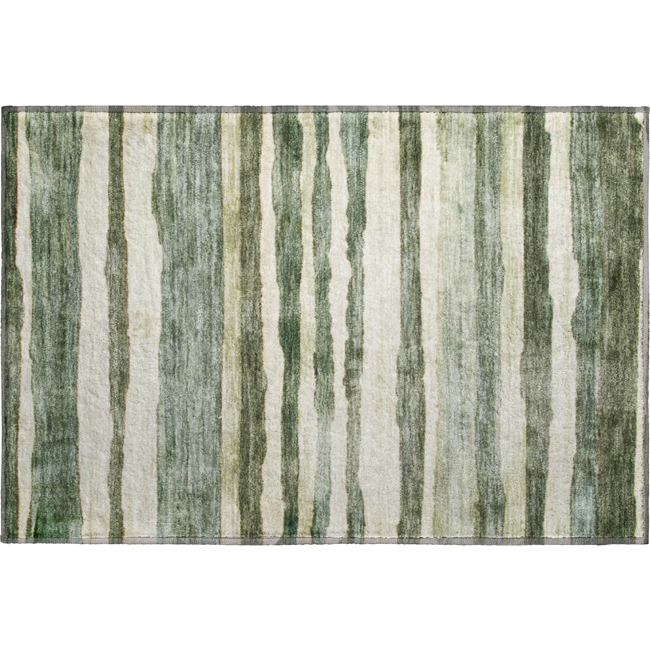 Luxury Machine Washable Indoor/Outdoor Transitional NO16 Sage Green Rug 1'8" x 2'6" #shape_Rectangle
