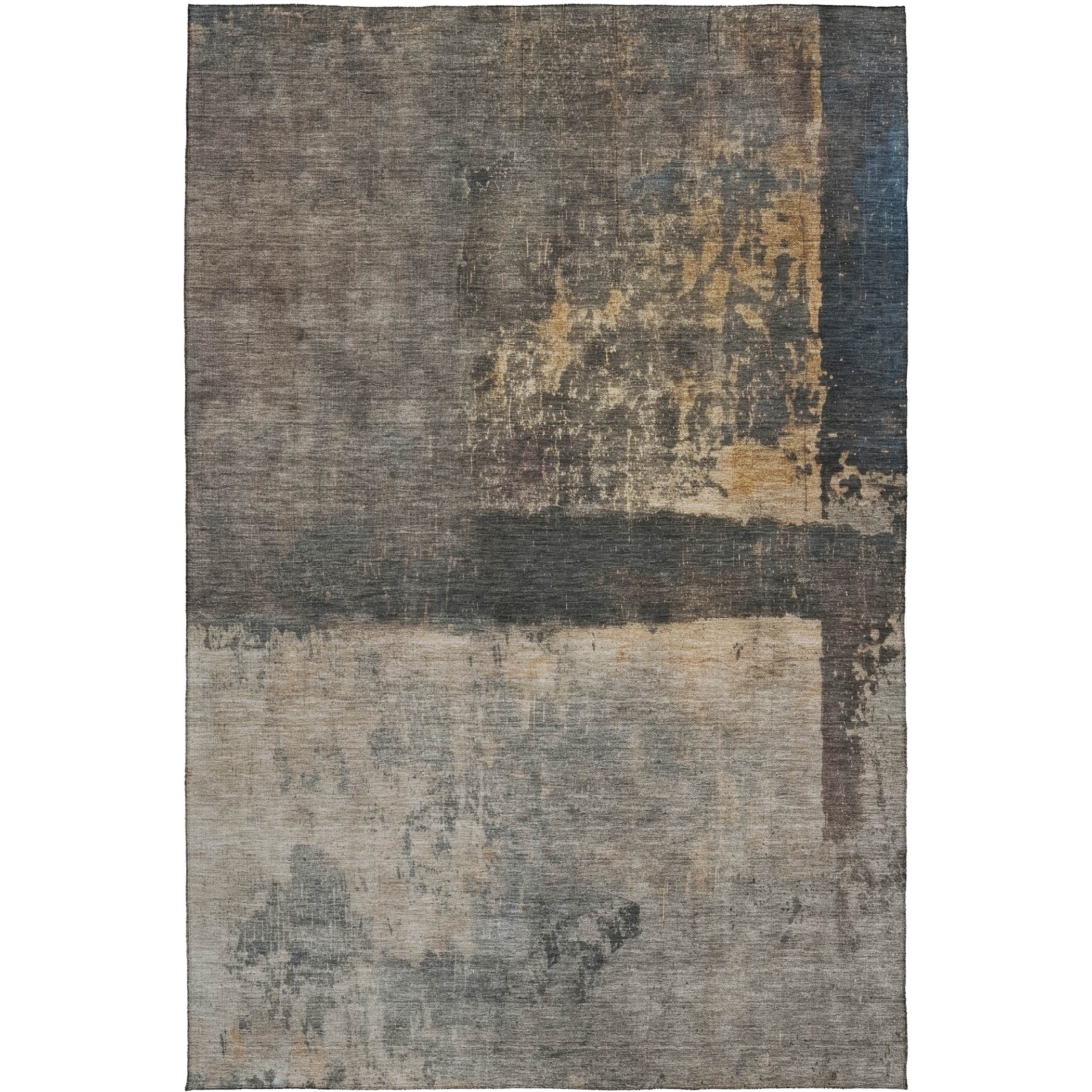 Indoor/Outdoor Contemporary NV16 Coffee Brown Rug 2'6" x 3'10" #shape_Rectangle