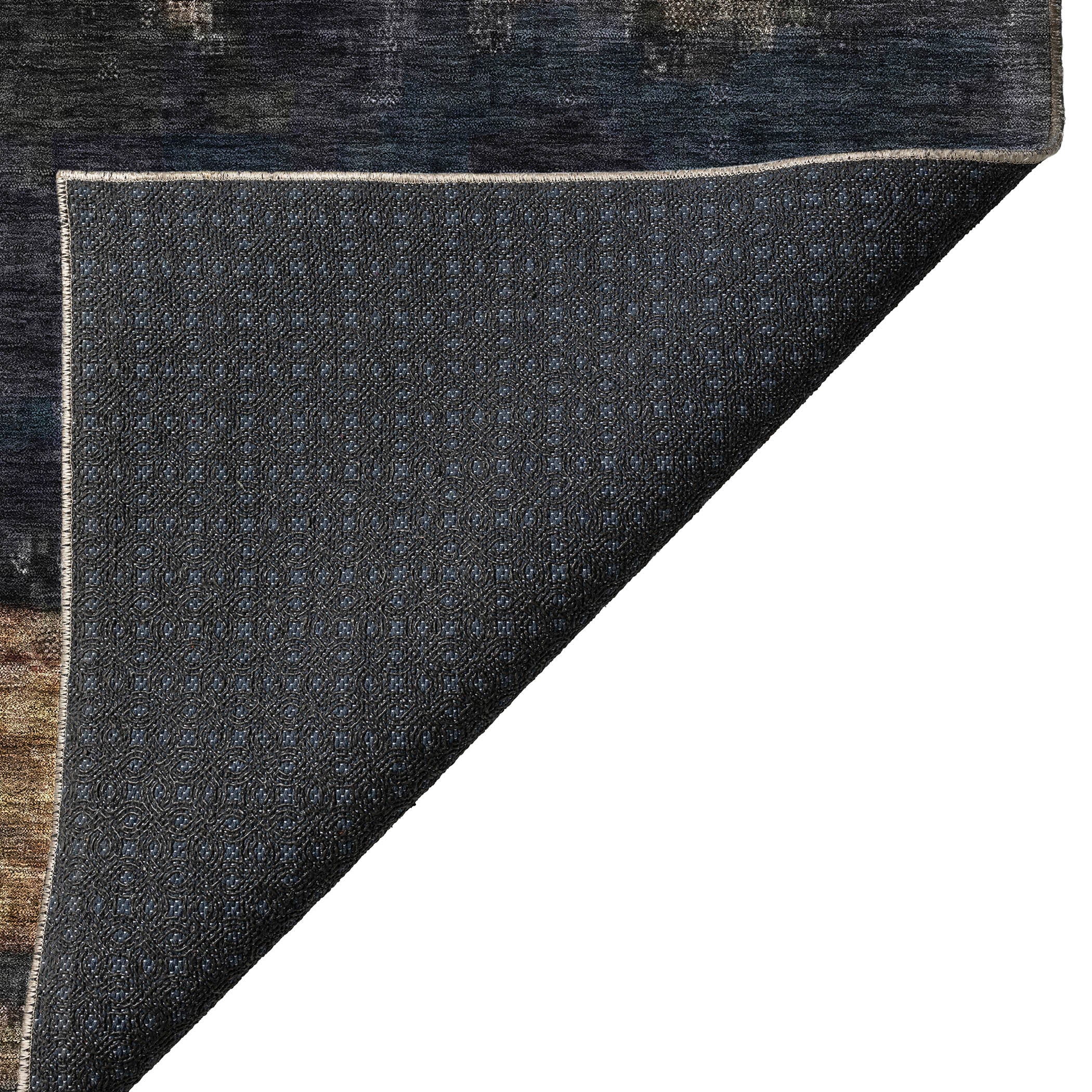 Indoor/Outdoor Contemporary NV17 Charcoal Gray Rug 1'8" x 2'6" #shape_Rectangle