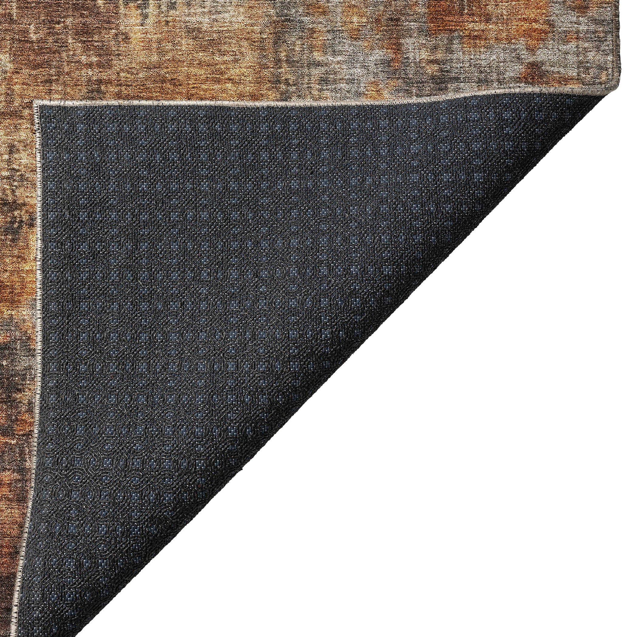 Indoor/Outdoor Contemporary NV18 Paprika Orange Rug 1'8" x 2'6" #shape_Rectangle