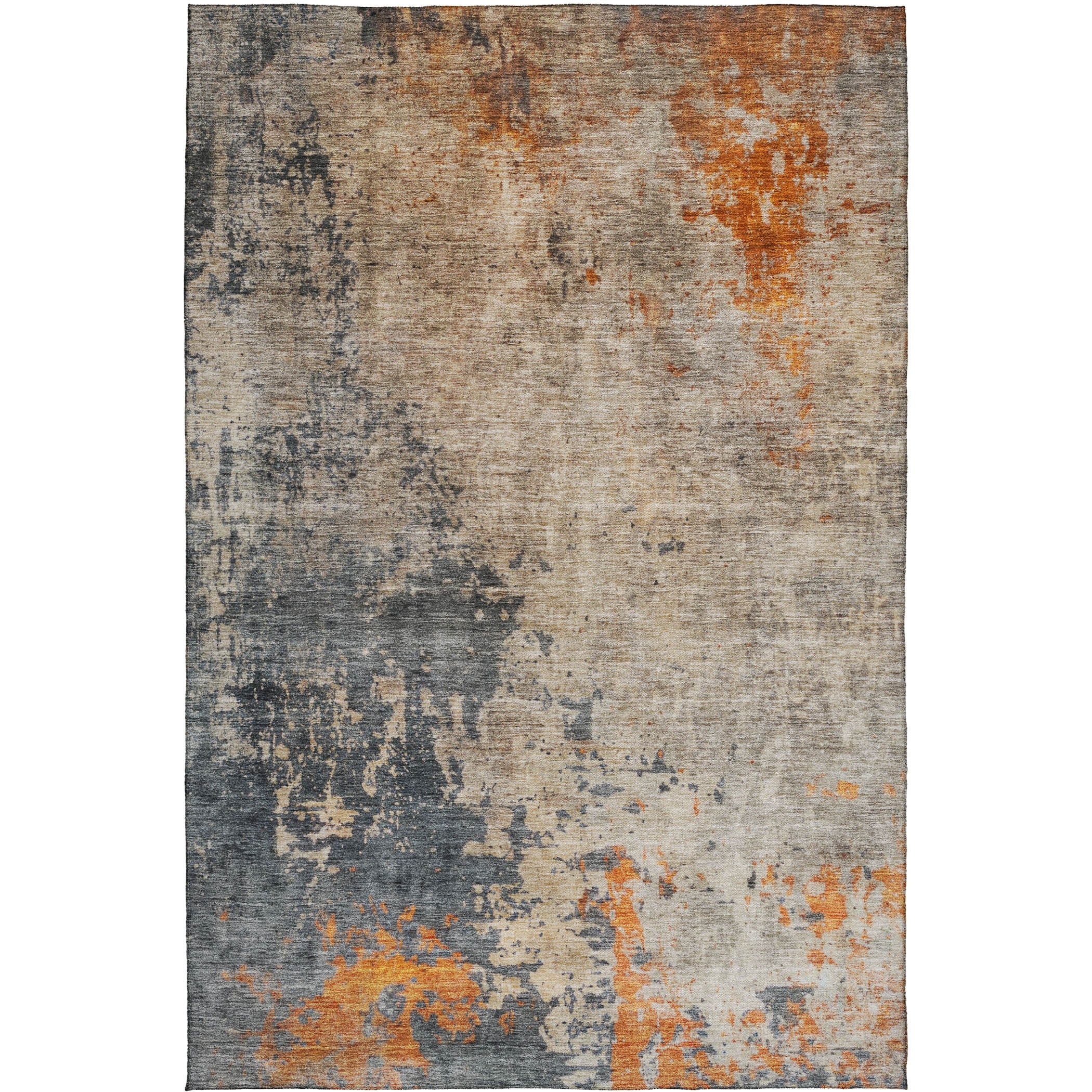 Indoor/Outdoor Contemporary NV20 Khaki Brown Rug 2'6" x 3'10" #shape_Rectangle