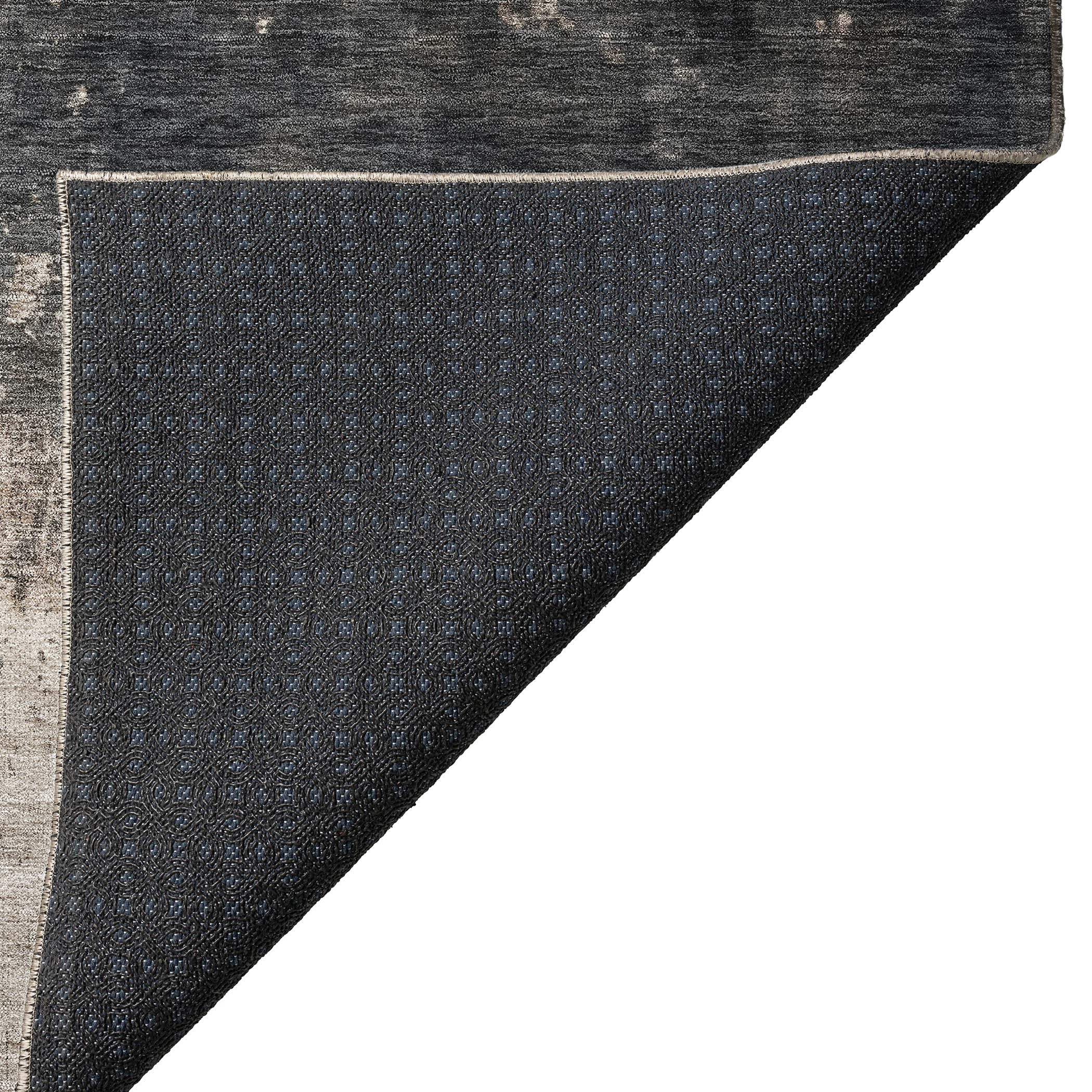 Indoor/Outdoor Contemporary NV23 Taupe Brown Rug 1'8" x 2'6" #shape_Rectangle