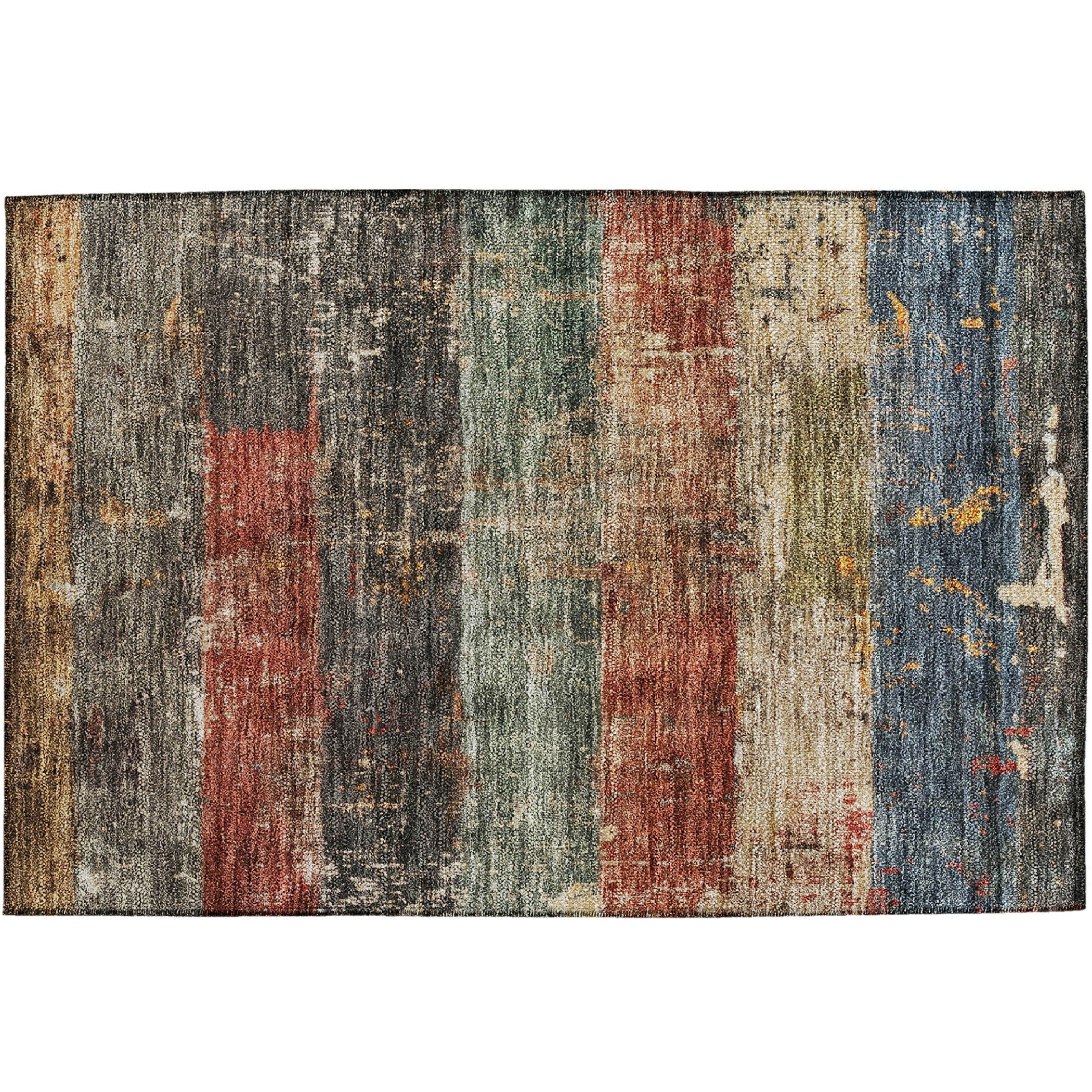 Indoor/Outdoor Contemporary NV6 Fern Green Rug 1'8" x 2'6" #shape_Rectangle