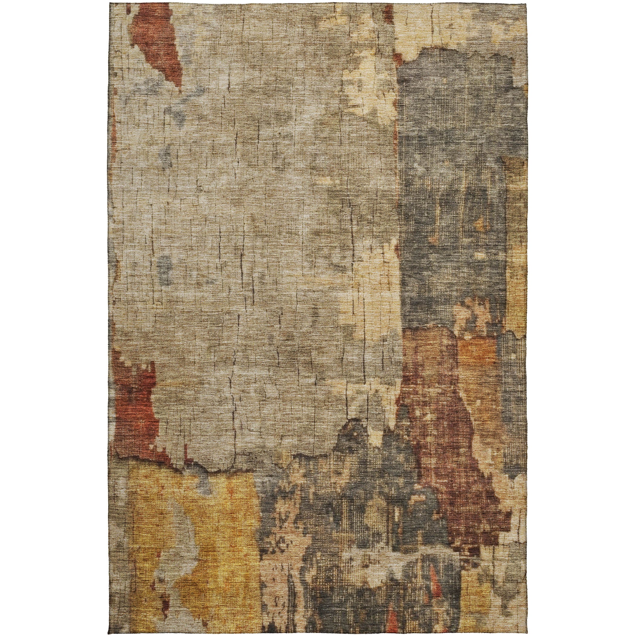 Indoor/Outdoor Contemporary NV9 Khaki Brown Rug 2'6" x 3'10" #shape_Rectangle