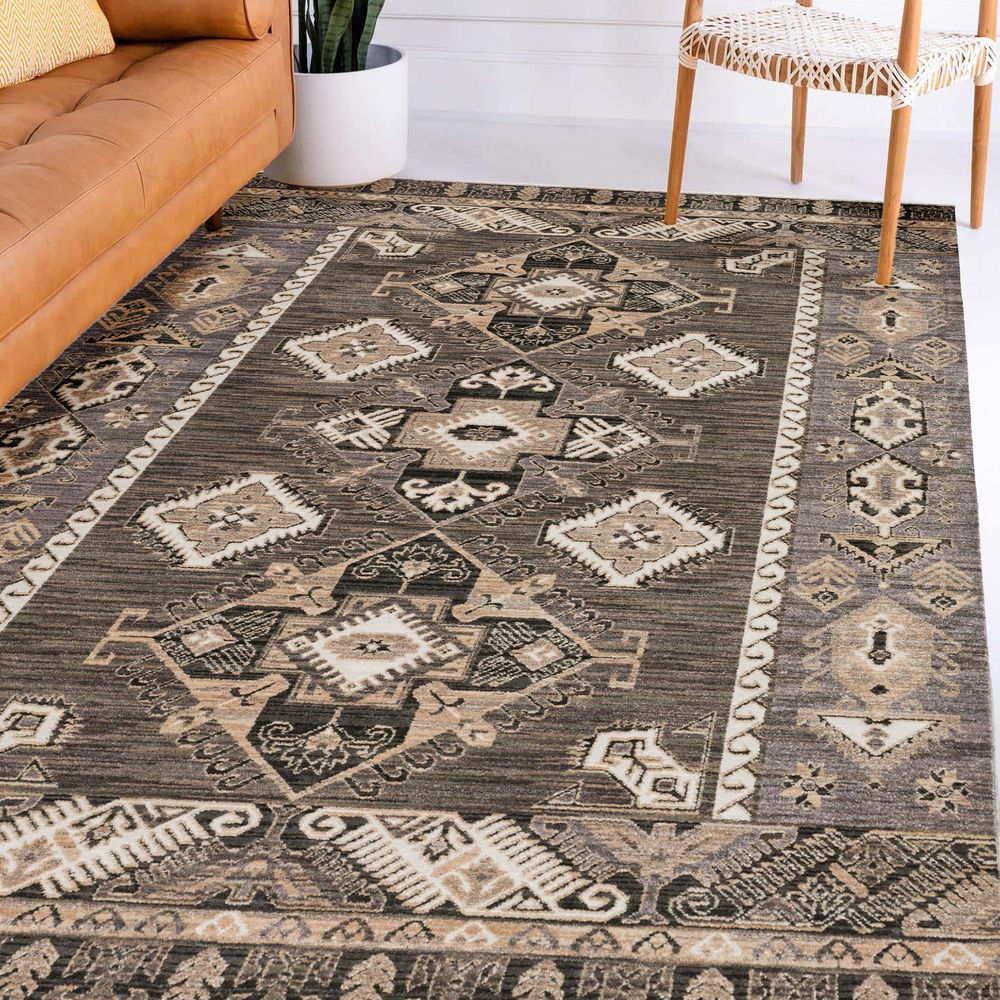 Odessa OD10 Pewter Gray Area Rug #color_pewter gray