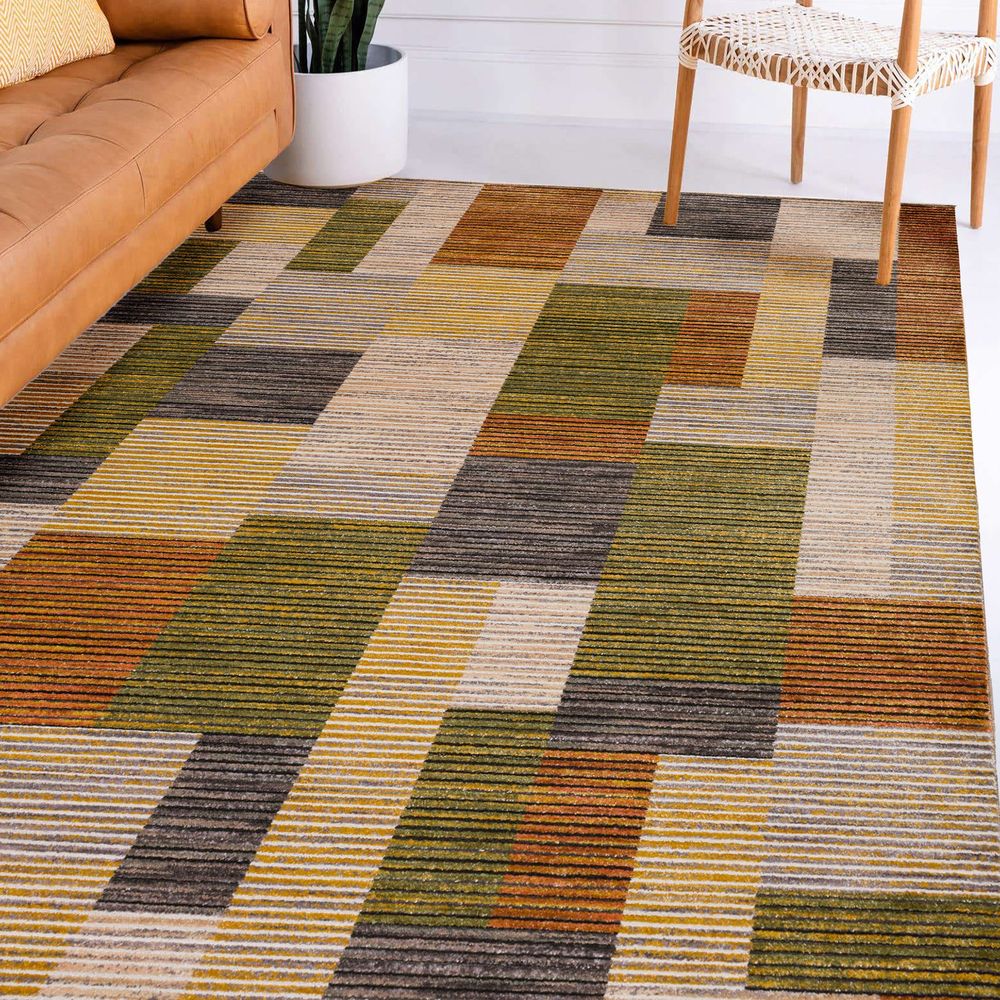 Odessa OD5 Multi Red Area Rug #color_multi red