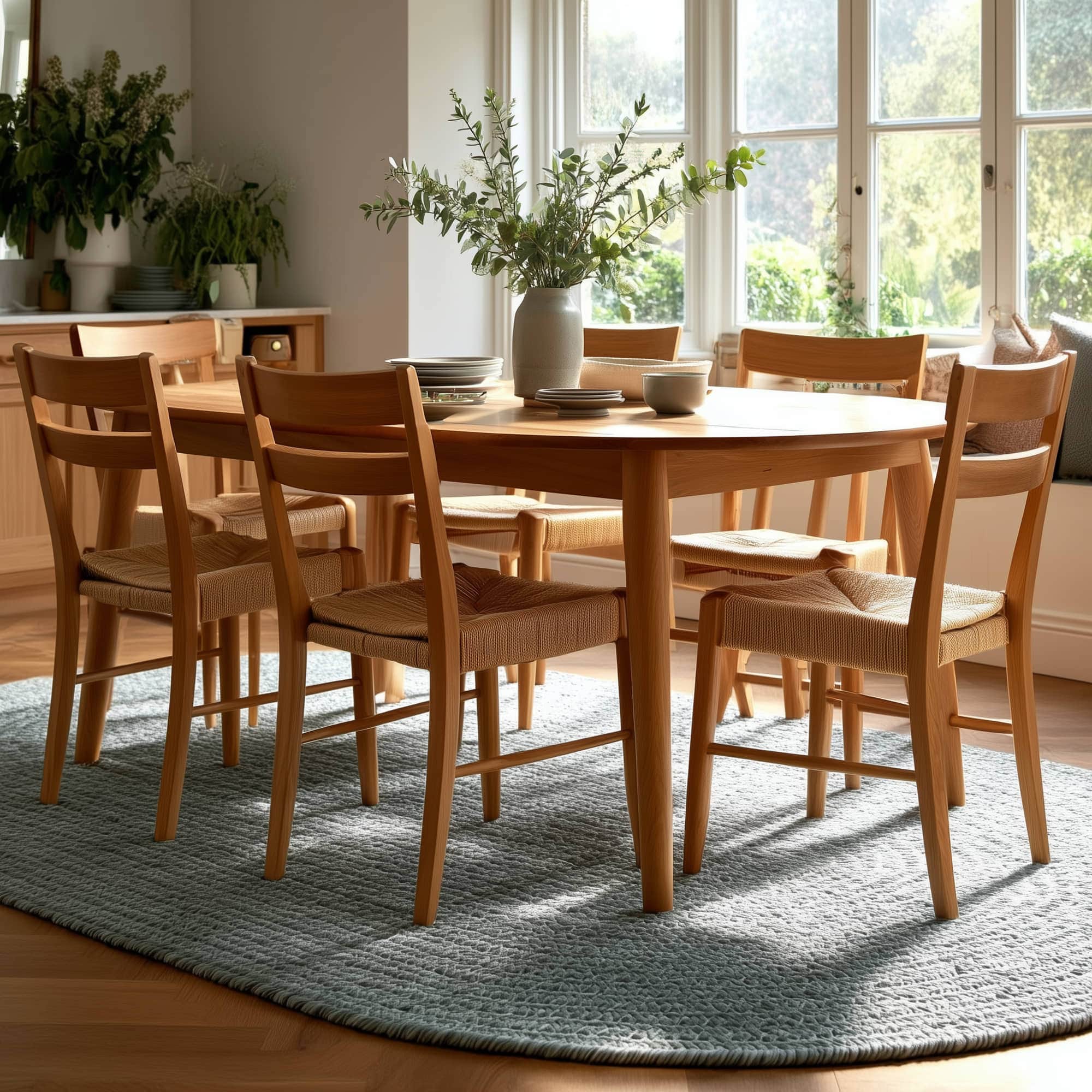 Sage Green Braided Indoor Outdoor Polypropylene Rug 7' X 9' #shape_Oval