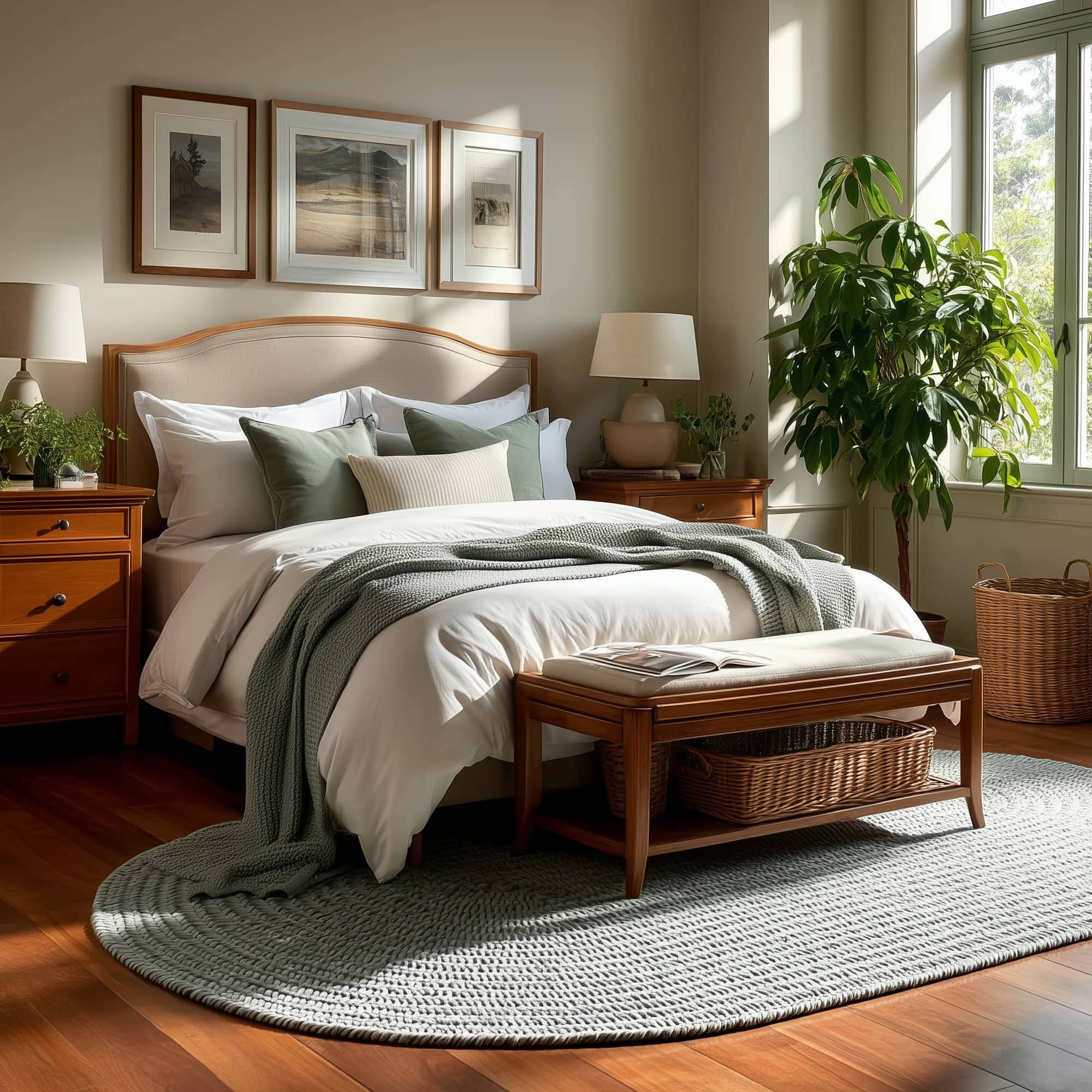 Sage Green Braided Indoor Outdoor Polypropylene Rug 7' X 9' #shape_Oval