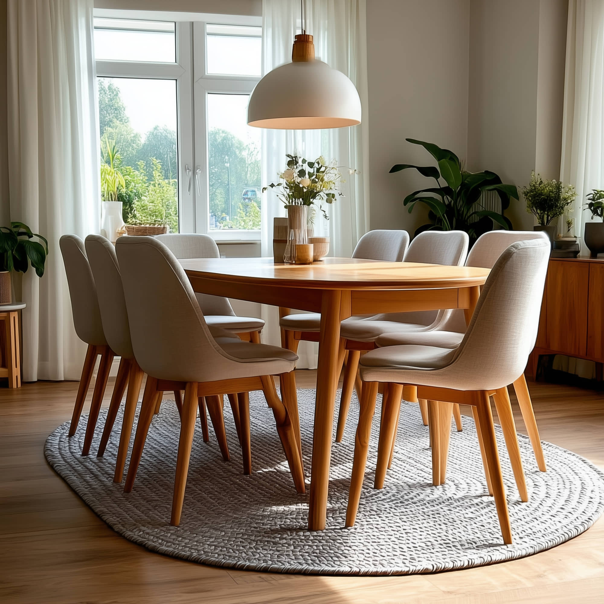 Muted Gray Braided Indoor Outdoor Polypropylene Rug 7' X 9' #shape_Oval