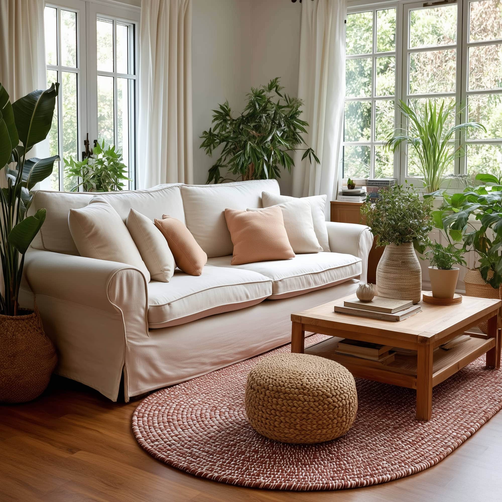 Terracotta Braided Indoor Outdoor Polypropylene Rug 5' X 8' #shape_Oval