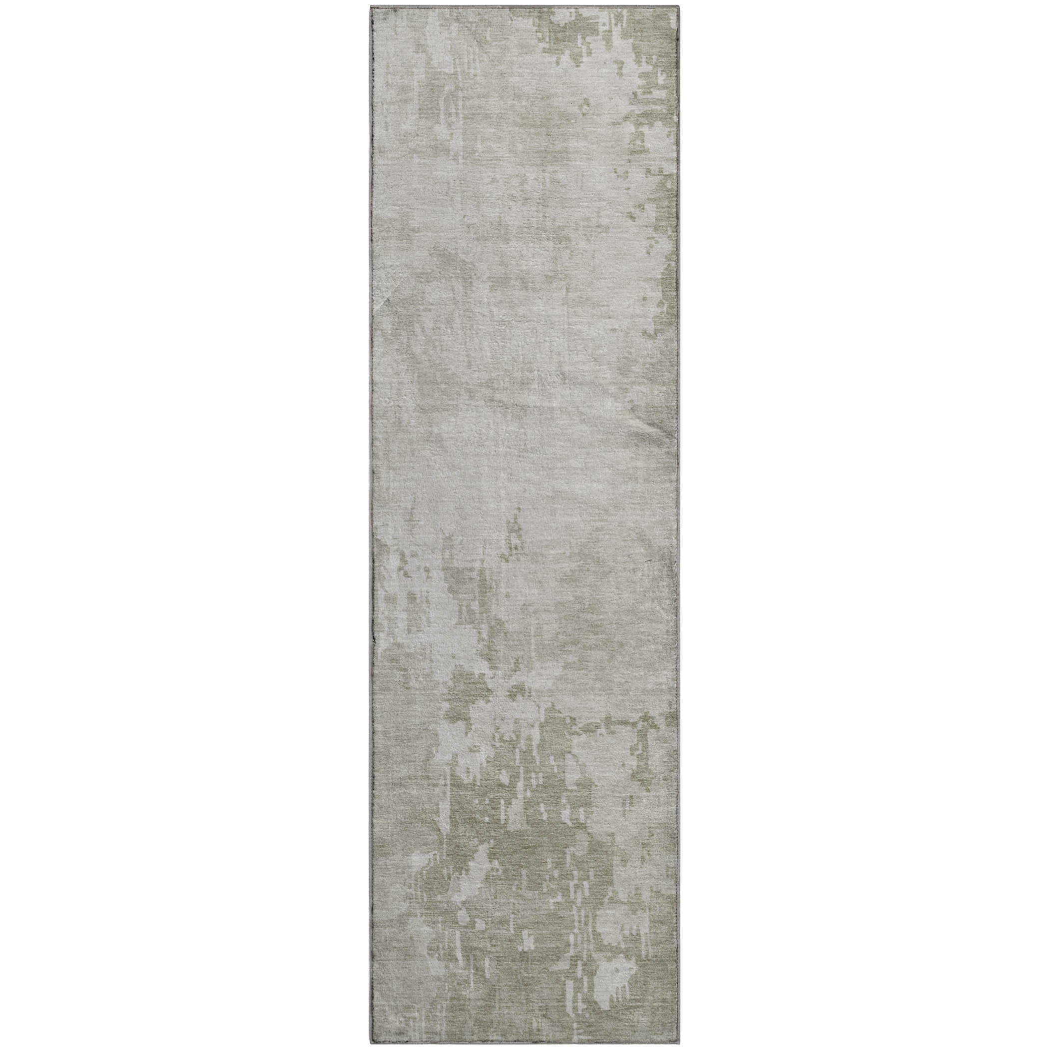 Luxury Machine Washable Indoor/Outdoor Transitional PA11 Linen Brown Rug 2'3" x 7'6" #shape_Runner