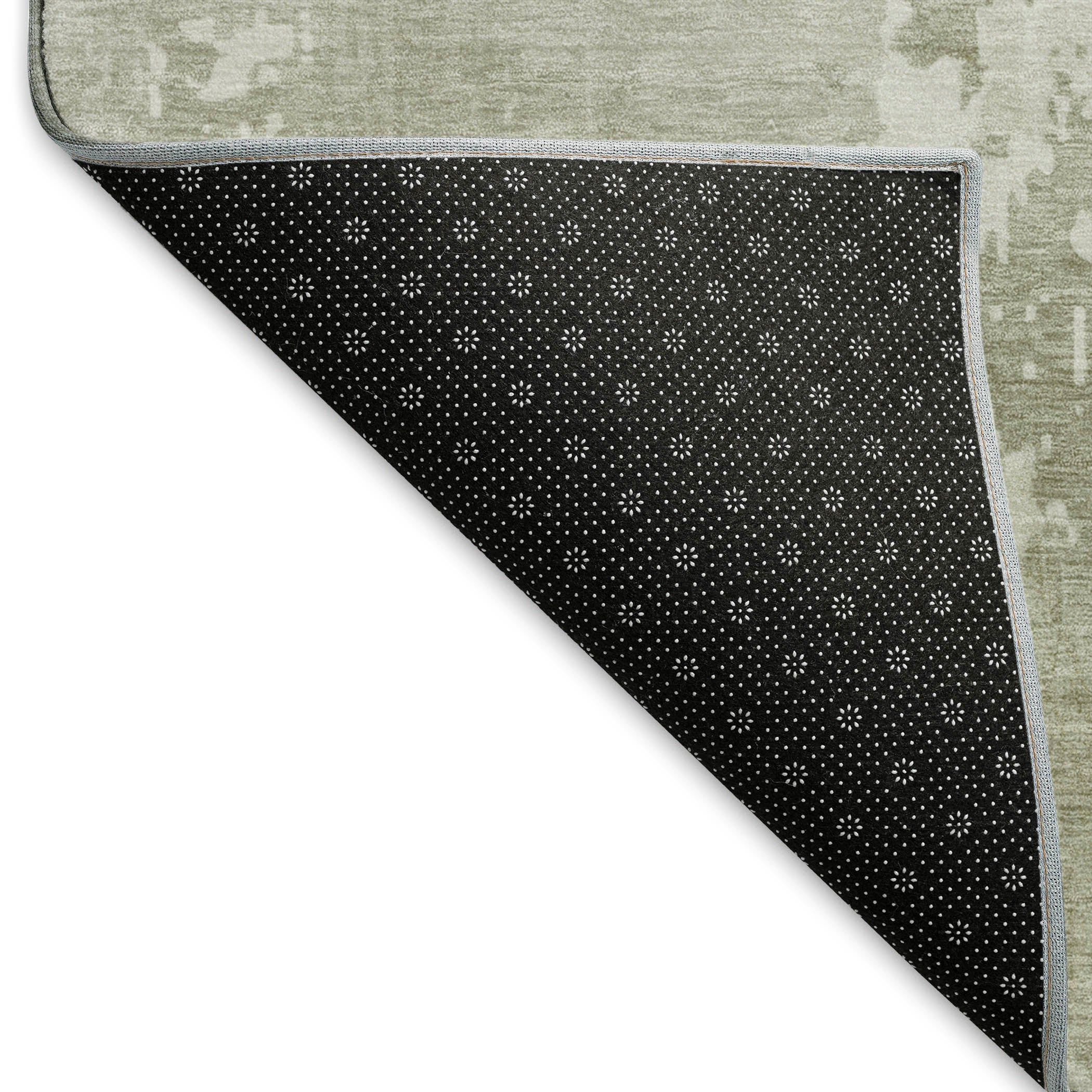 Luxury Machine Washable Indoor/Outdoor Transitional PA11 Linen Brown Rug 1'8" x 2'6" #shape_Rectangle