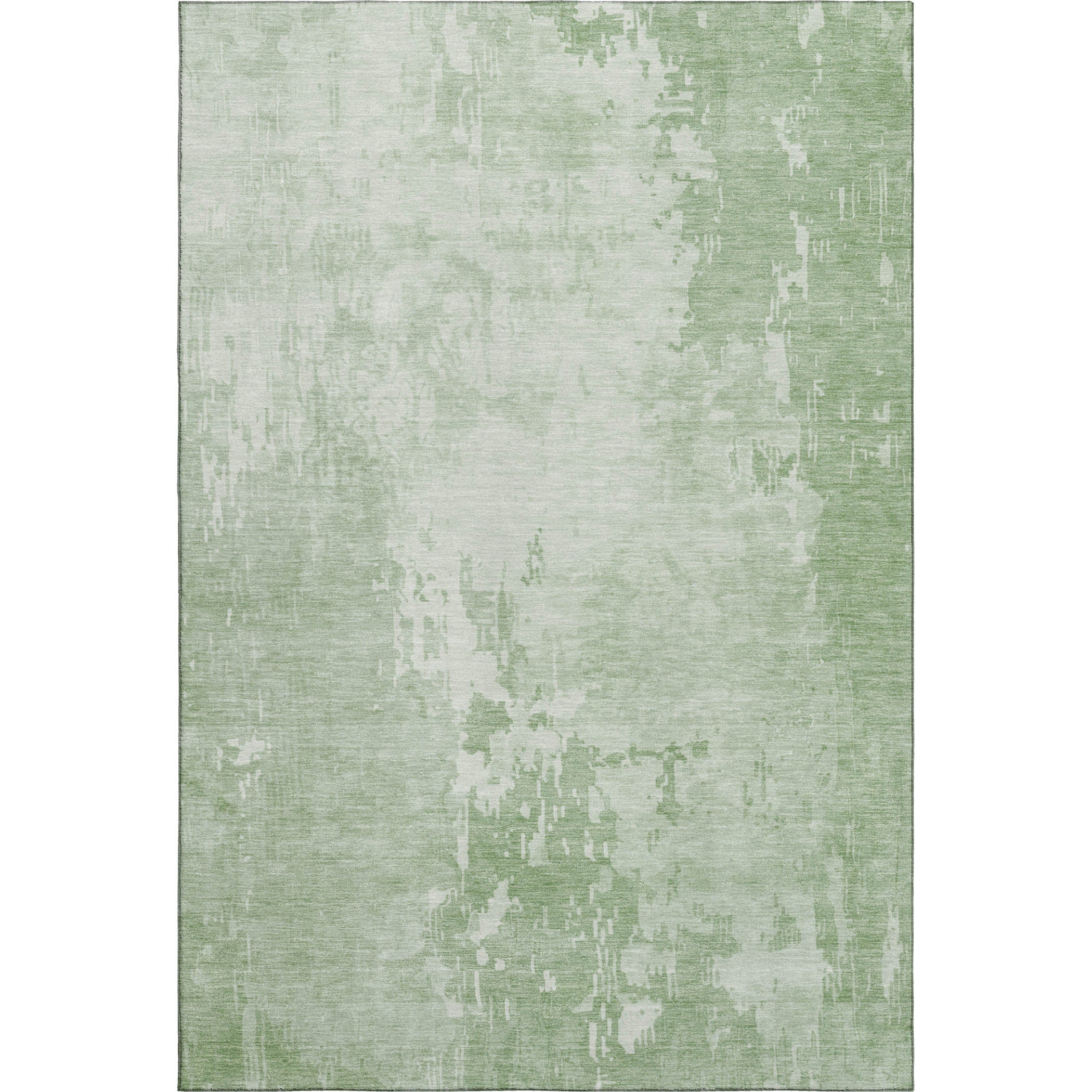Luxury Machine Washable Indoor/Outdoor Transitional PA11 Mint Green Rug 2'6" x 3'10" #shape_Rectangle