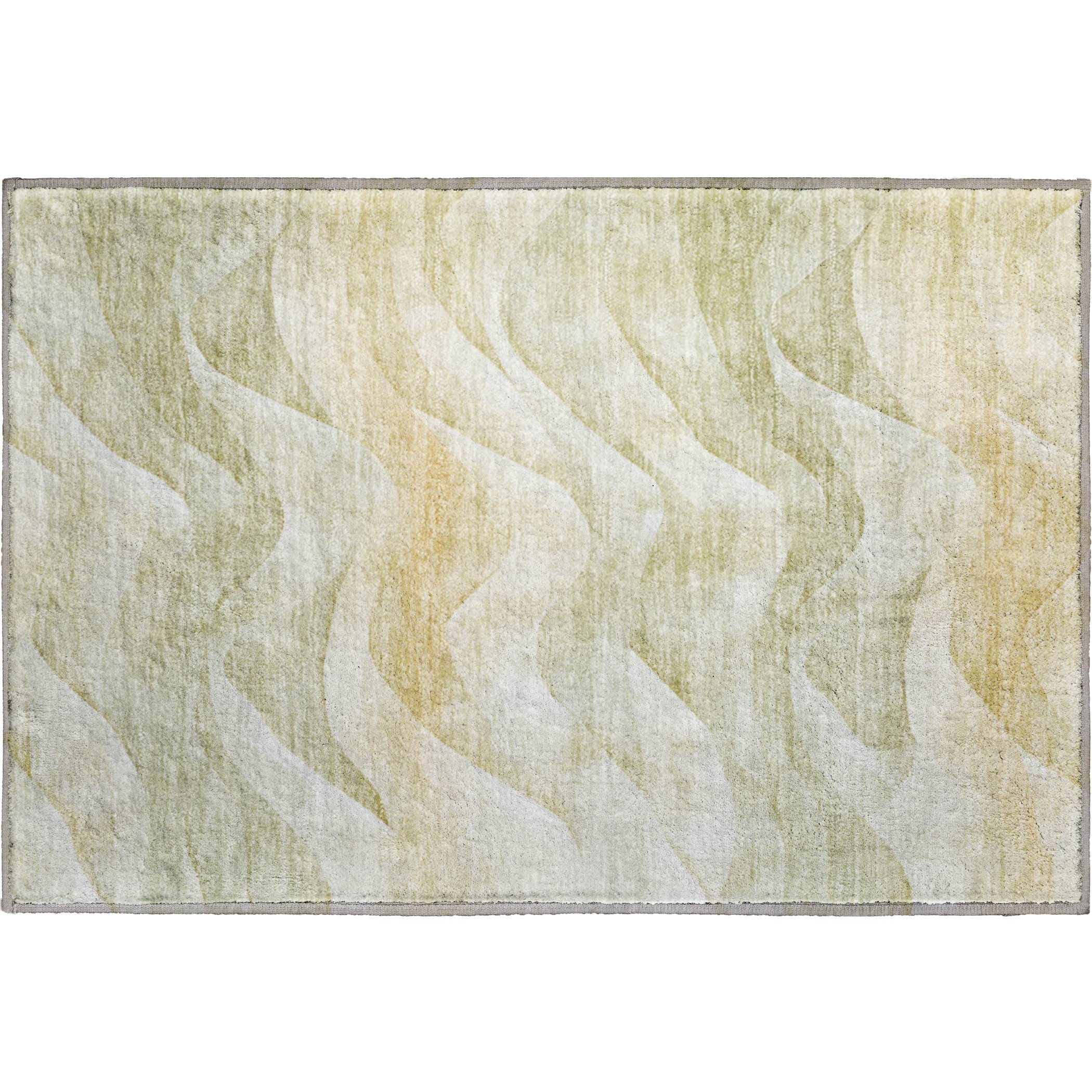 Luxury Machine Washable Indoor/Outdoor Transitional PA3 Aloe Green Rug 1'8" x 2'6" #shape_Rectangle