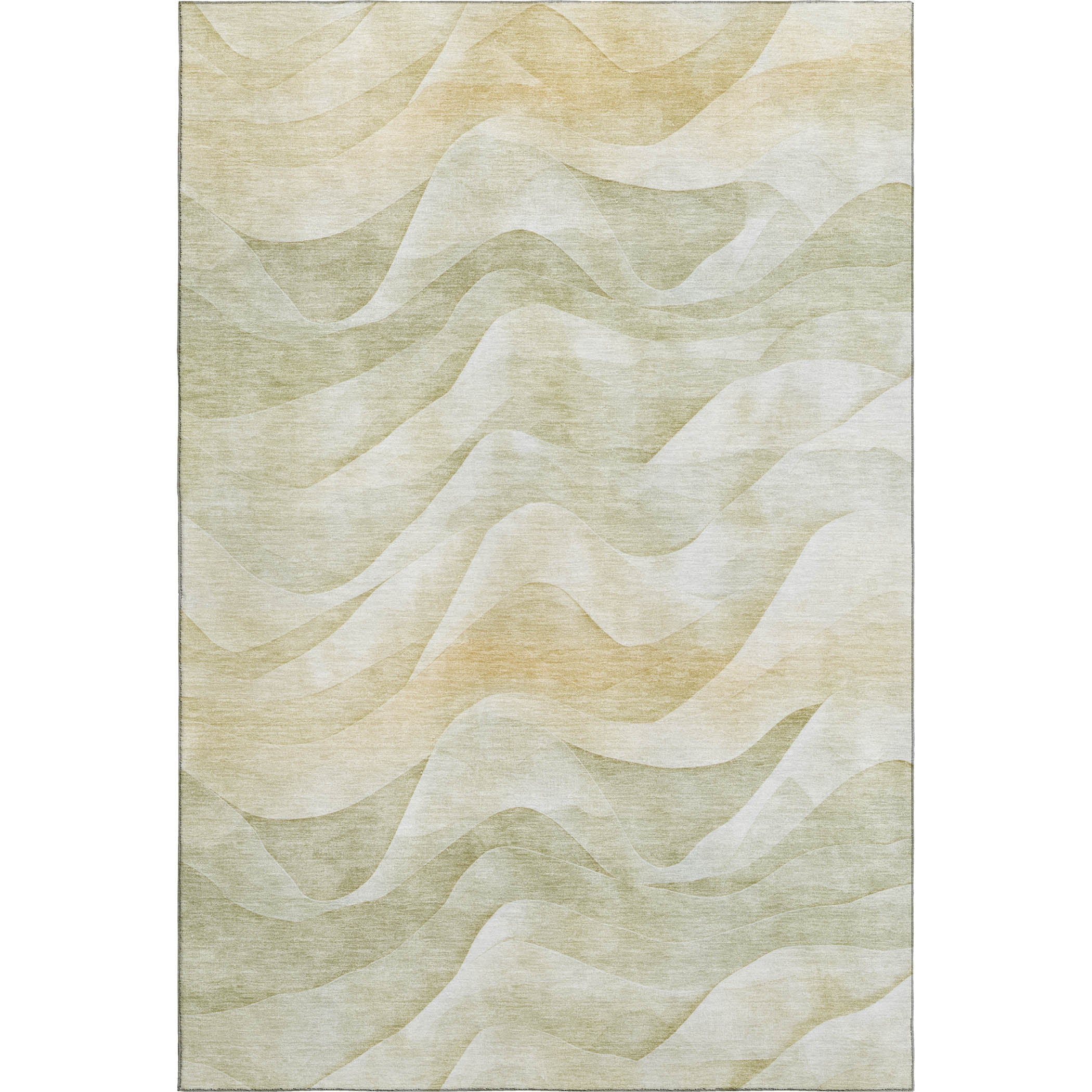 Luxury Machine Washable Indoor/Outdoor Transitional PA3 Aloe Green Rug 2'6" x 3'10" #shape_Rectangle