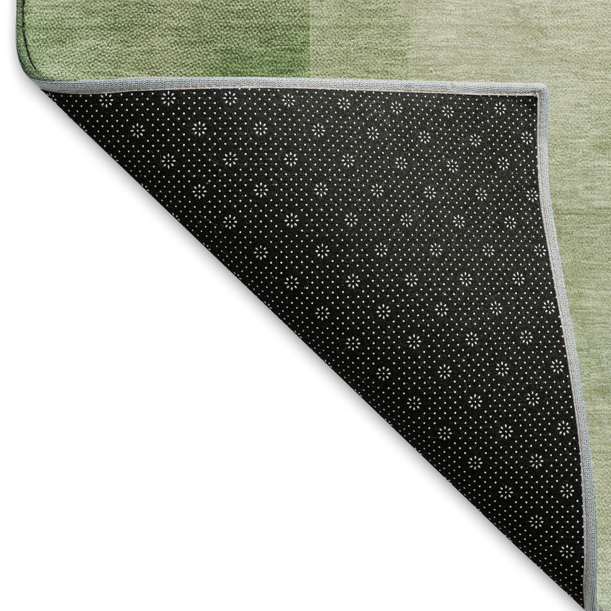 Luxury Machine Washable Indoor/Outdoor Transitional PA5 Aloe Green Rug 1'8" x 2'6" #shape_Rectangle