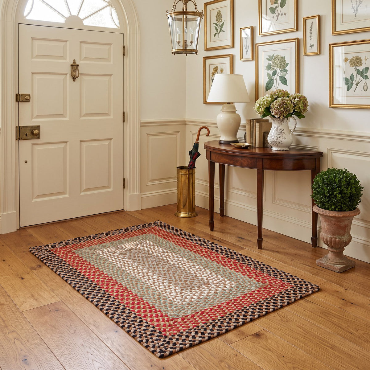 Earthtone Plymouth Collection braided rug 2' x 3' Rectangle #size_2' x 3' Rectangle