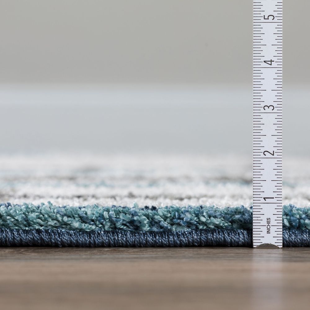 Rocco RC2 Multi Blue Area Rug #color_multi blue