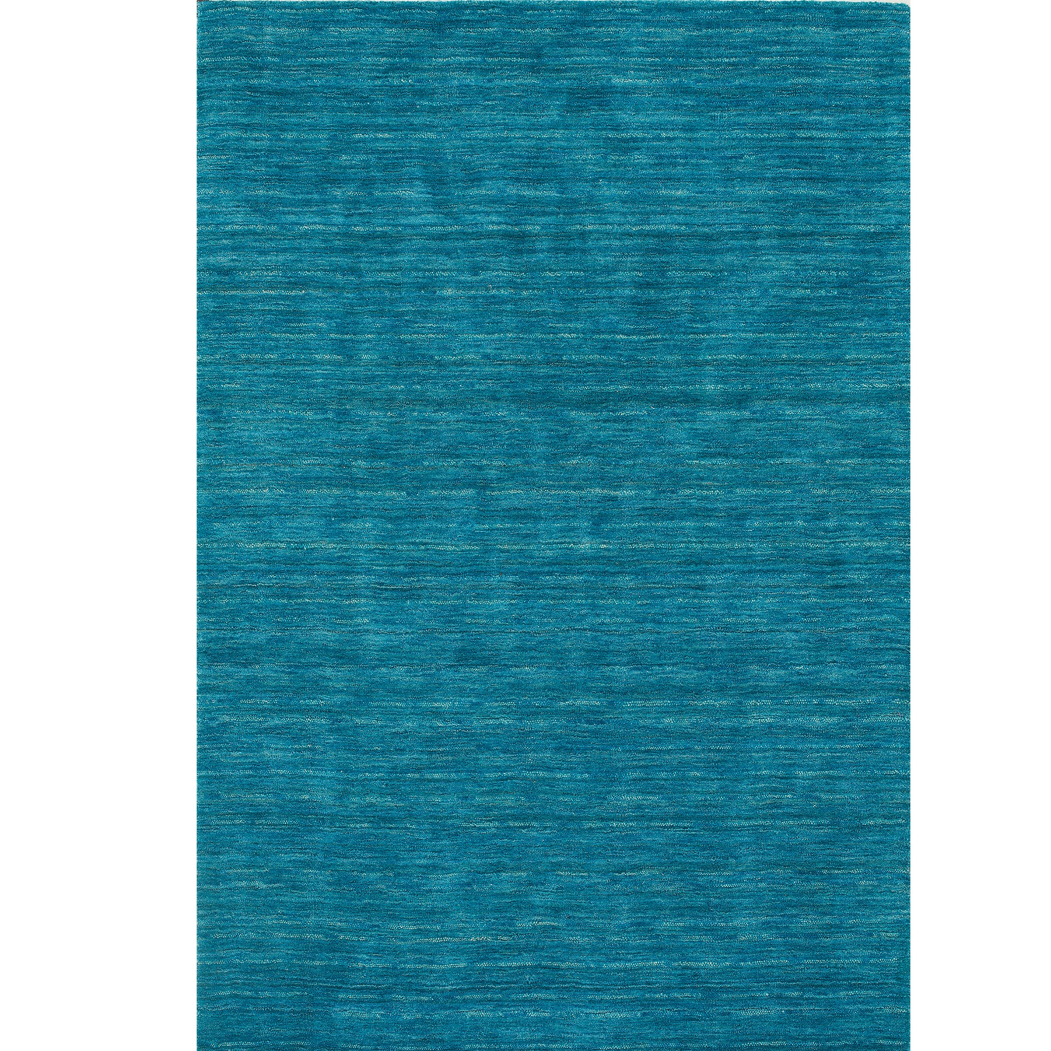 Transitional RF100 Cobalt Blue Wool Rug 3'6" x 5'6" #shape_Rectangle