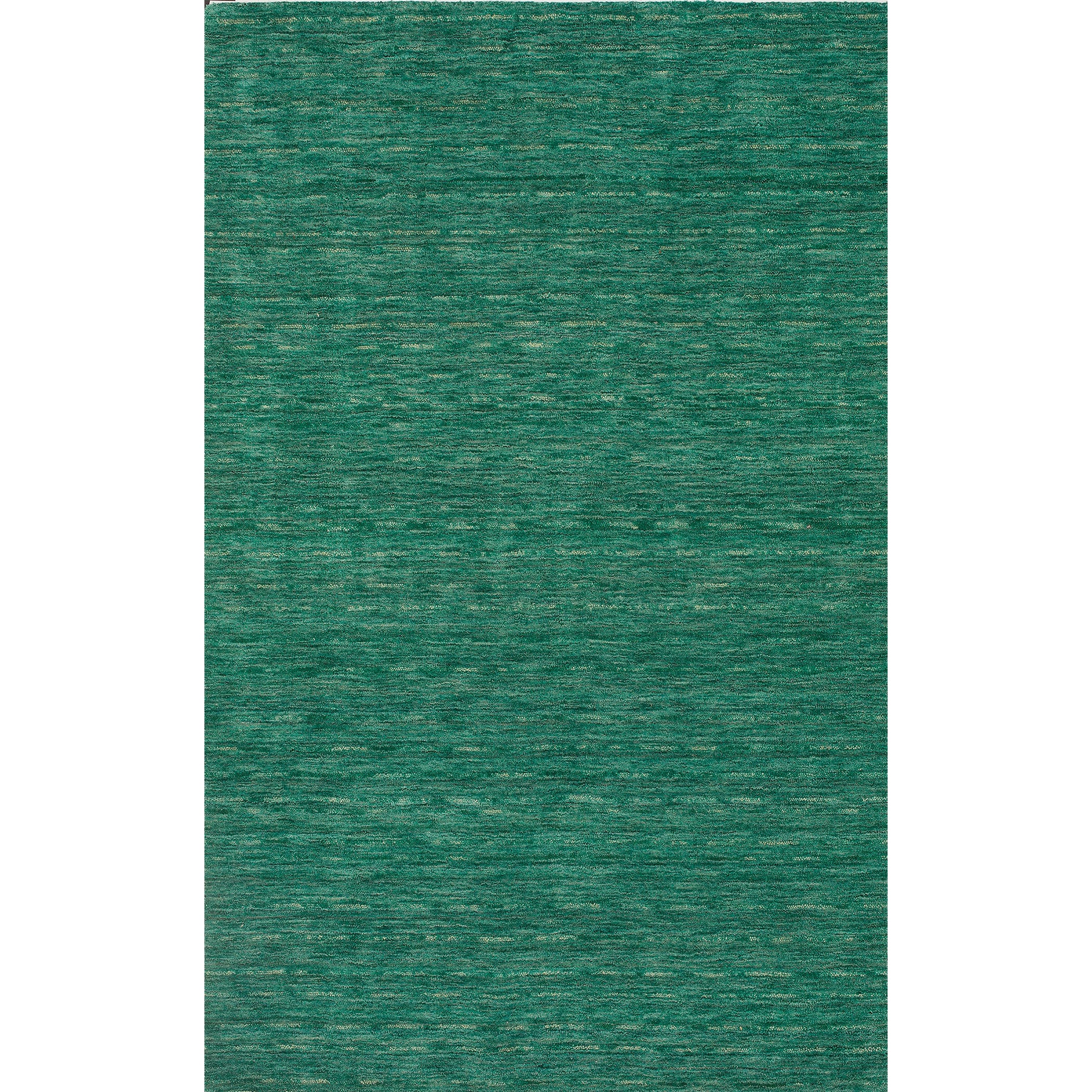 Transitional RF100 Emerald Green Wool Rug 3'6" x 5'6" #shape_Rectangle
