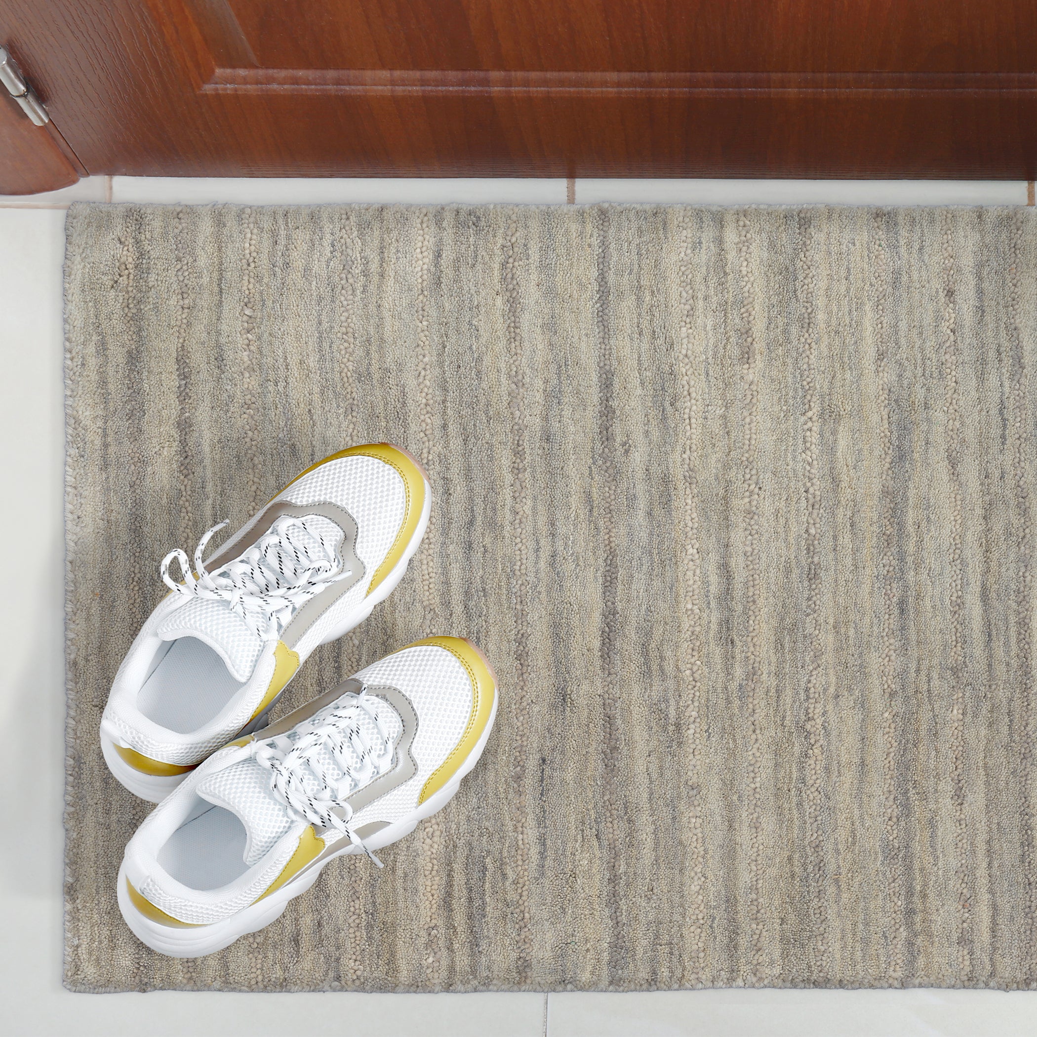 Transitional RF100 Granite Gray Wool Rug 2' x 3' #shape_Rectangle