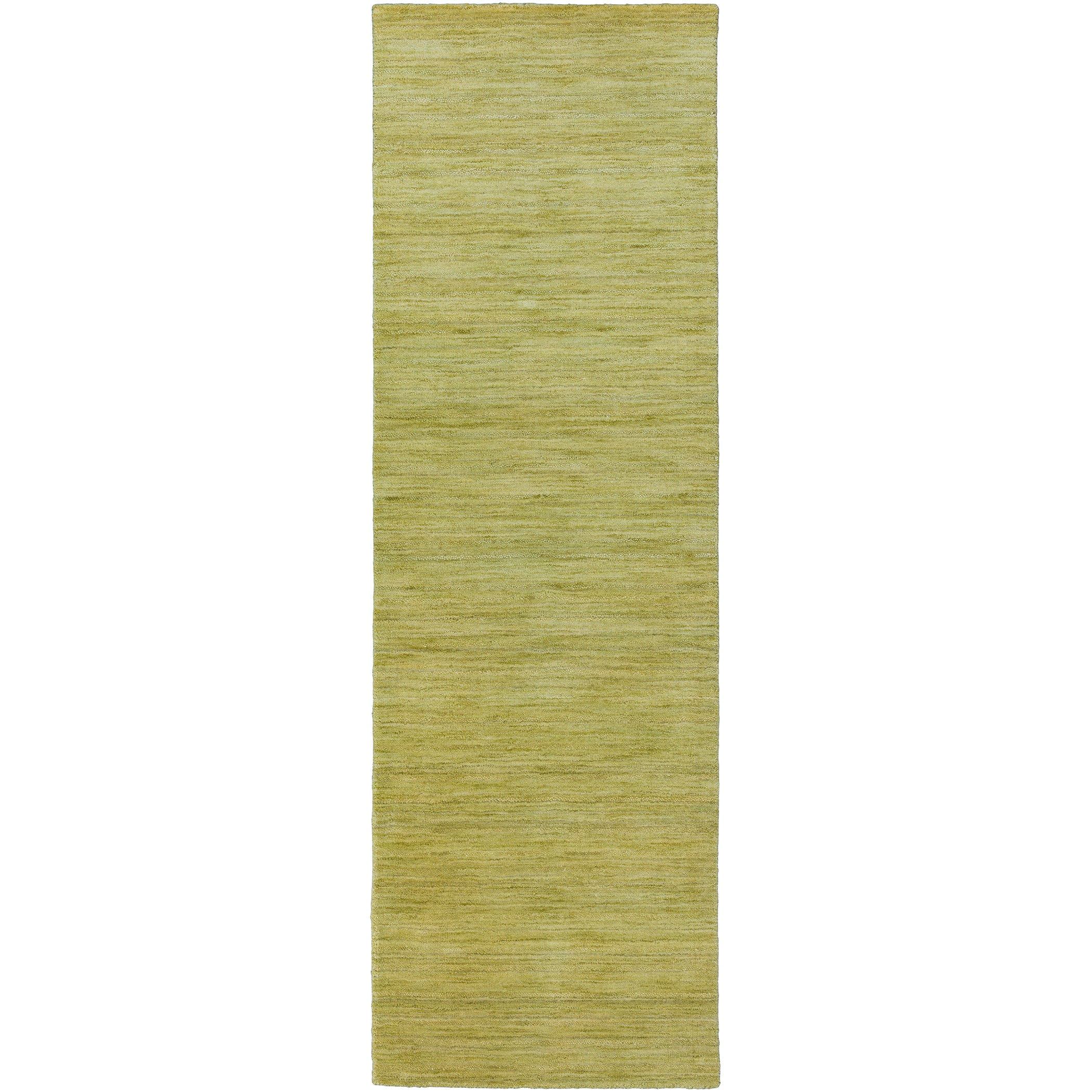 Transitional RF100 Kiwi Green Wool Rug 2'3" x 7'6" #shape_Runner