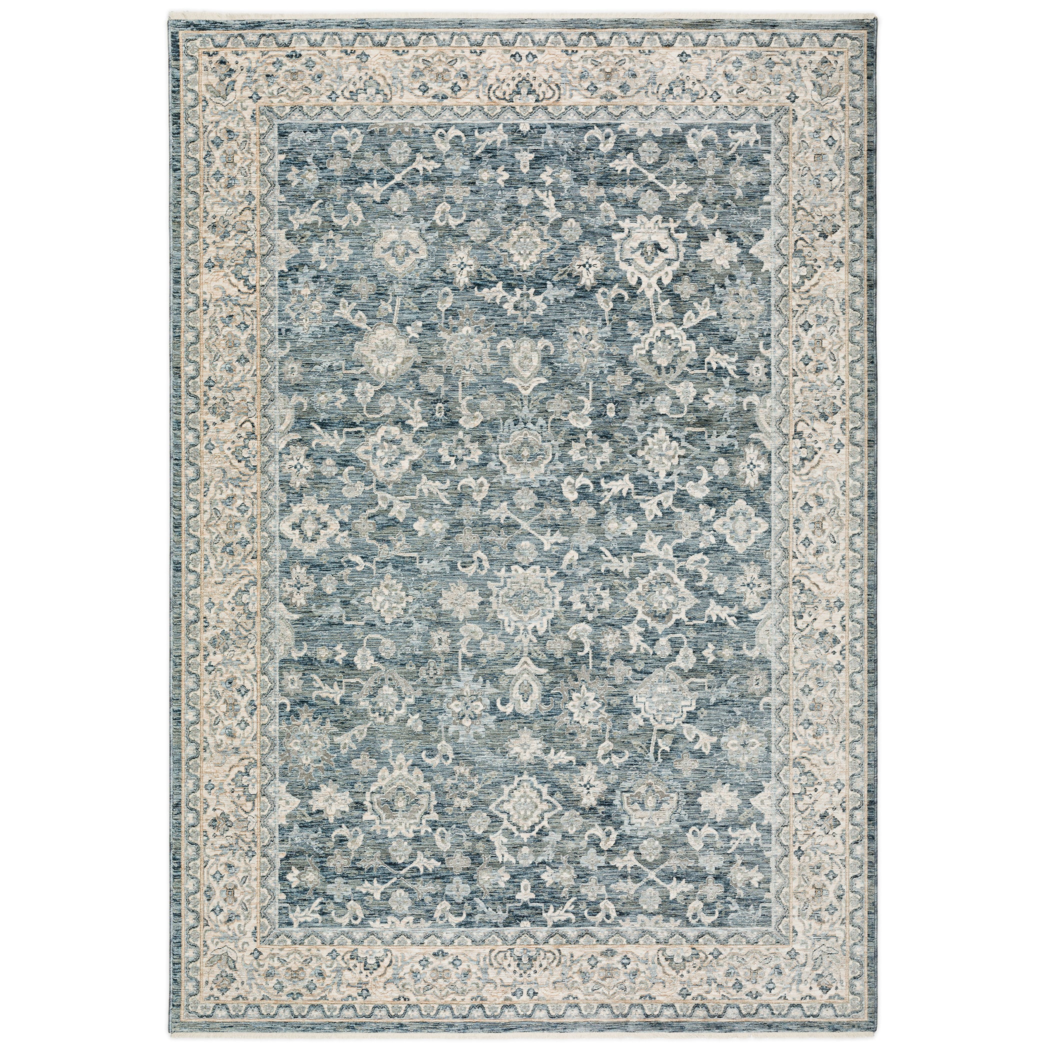 Traditional RG3 Denim Blue Rug 1'8" x 2'6" #shape_Rectangle