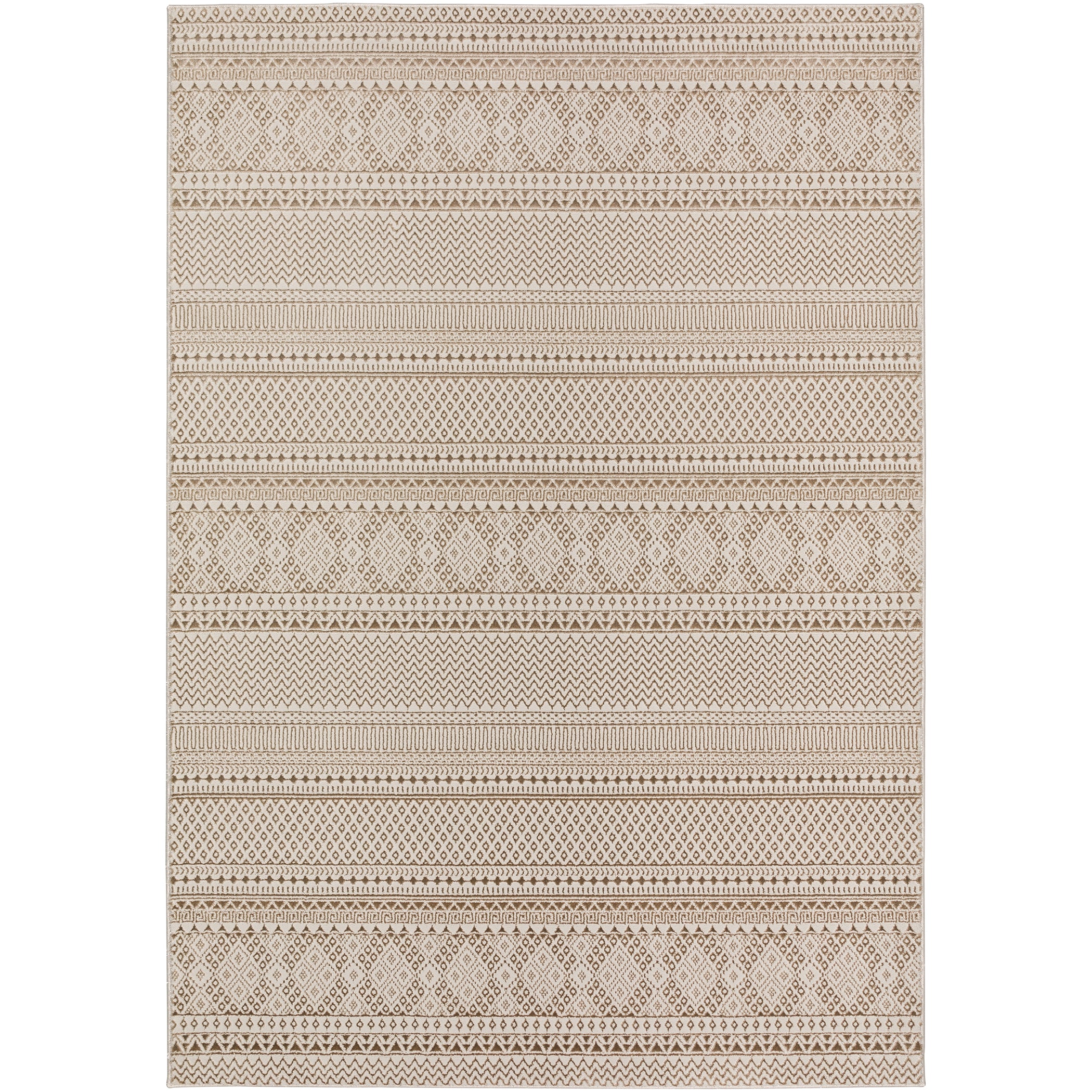 Transitional RR2 Taupe Brown Rug 3'2" x 5'1" #shape_Rectangle
