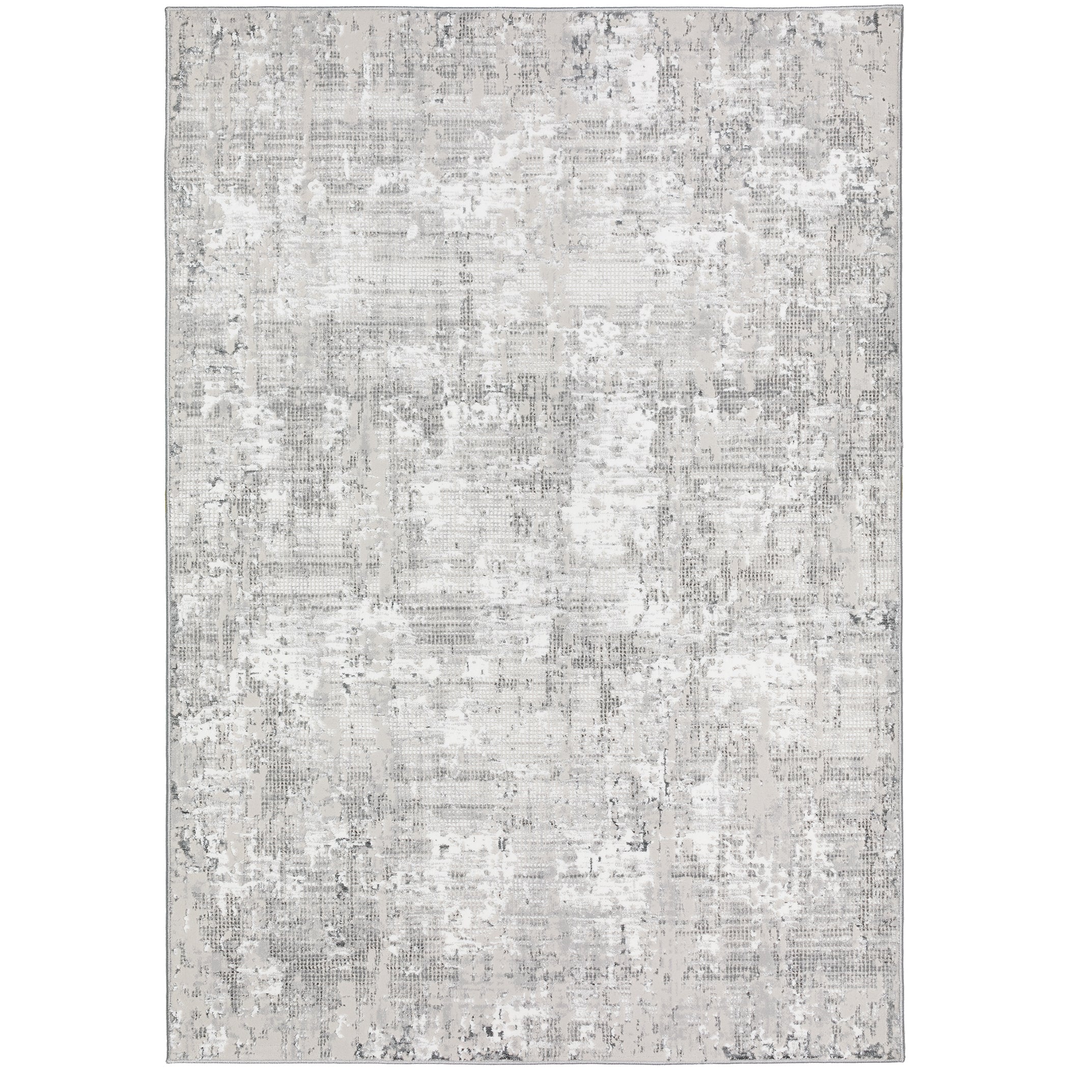 Transitional RR3 Silver Gray Rug 3'2" x 5'1" #shape_Rectangle