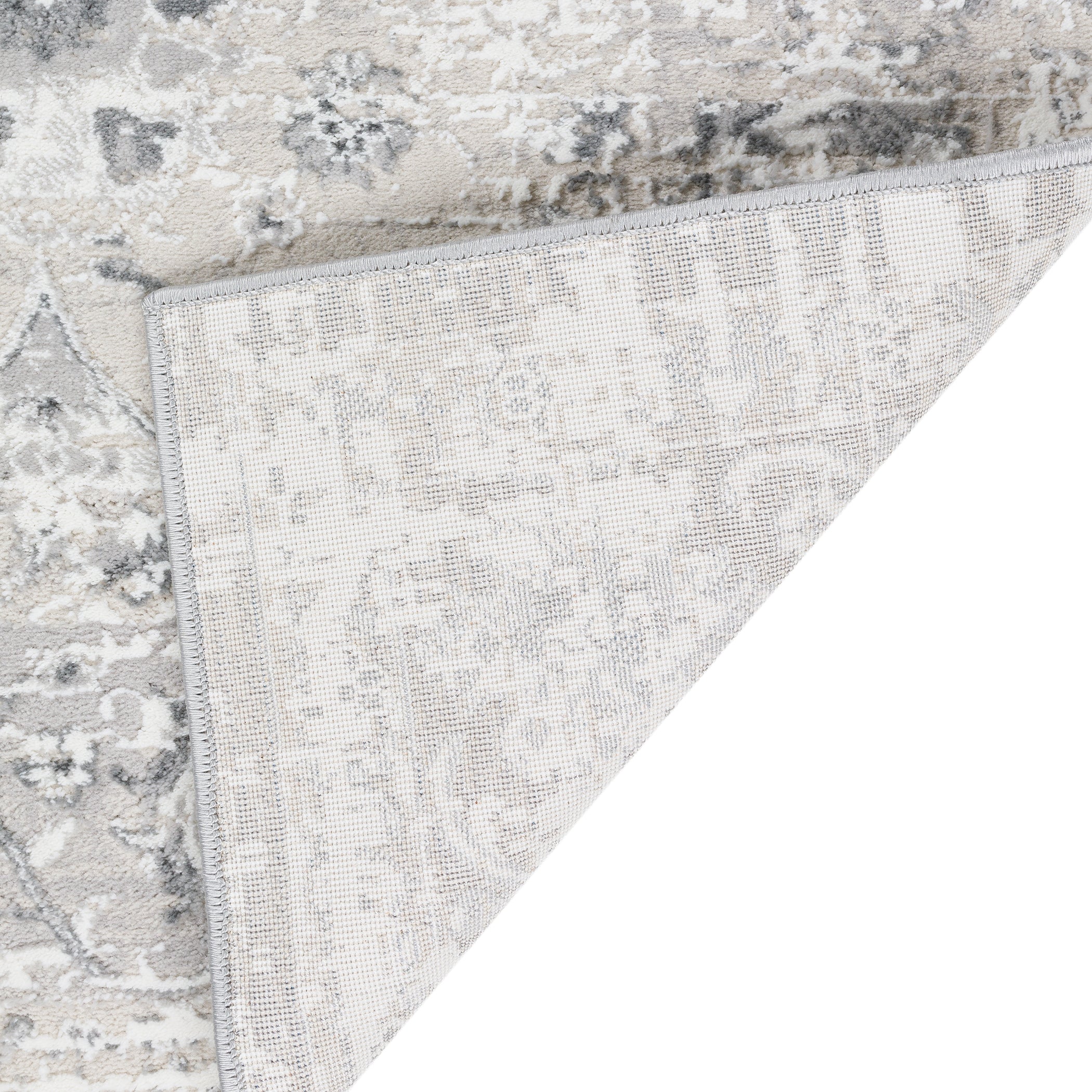 Transitional RR8 Silver Gray Rug 3'2" x 5'1" #shape_Rectangle